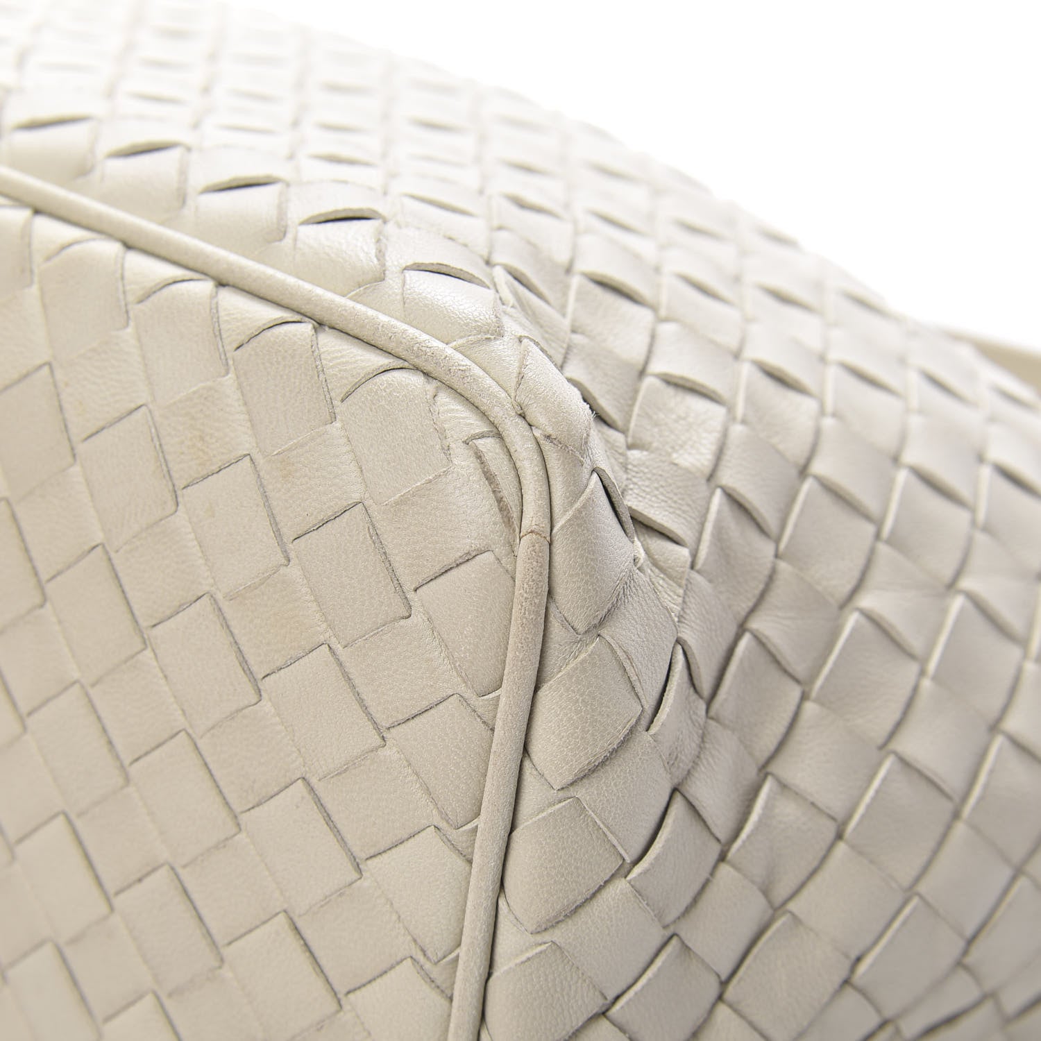 Bottega Veneta Nappa Intrecciato Small Shoulder Bag Cream 10 of 15