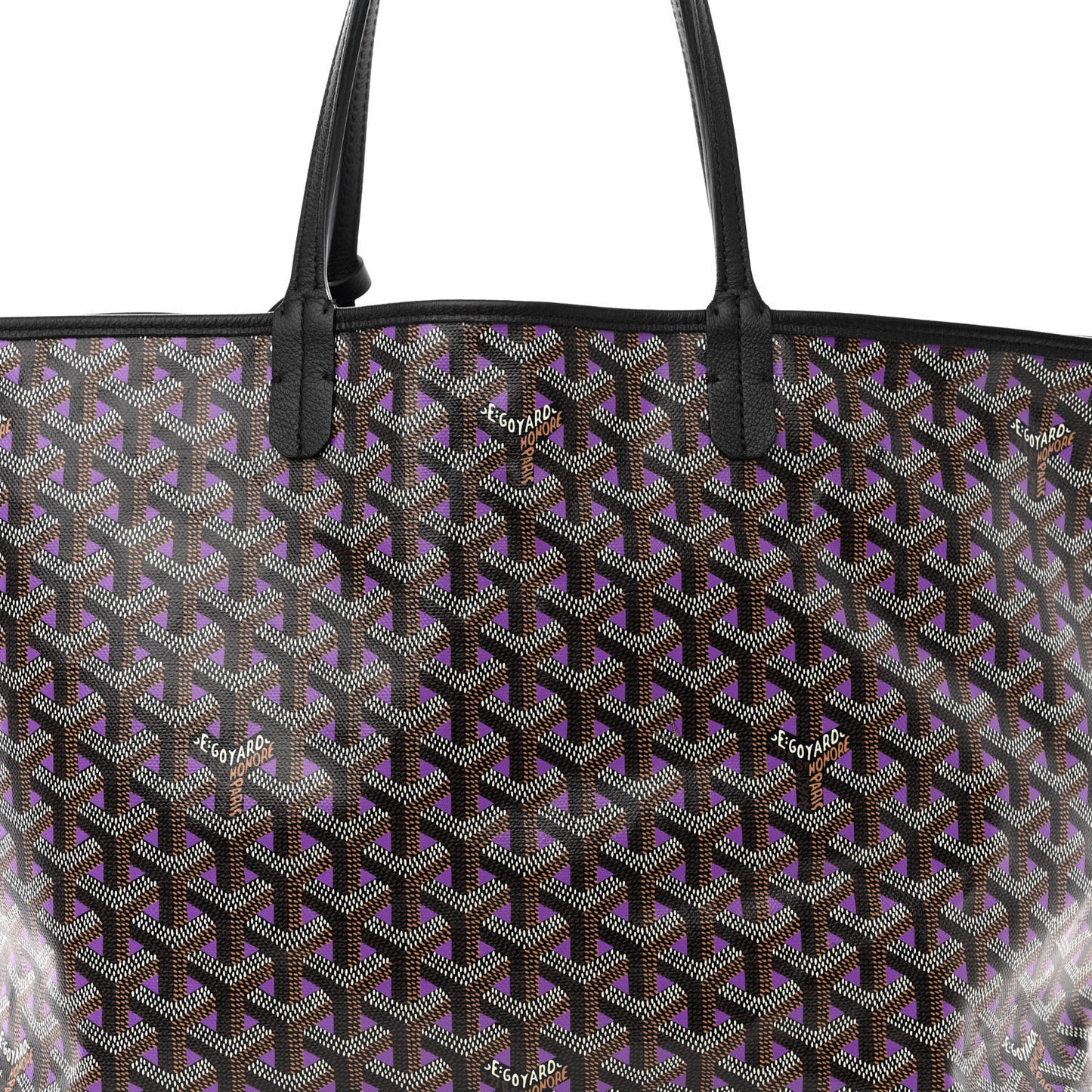Goyardine Saint Louis Claire Voie PM Black Violet