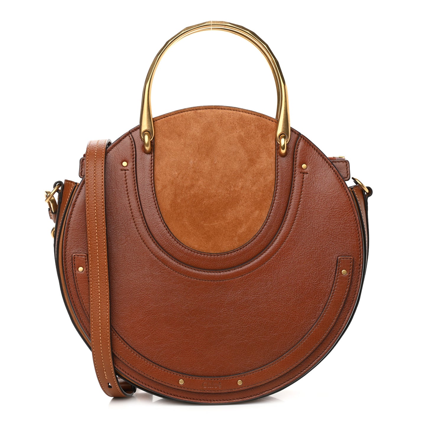 Calfskin Suede Medium Pixie Bag Saffron Red