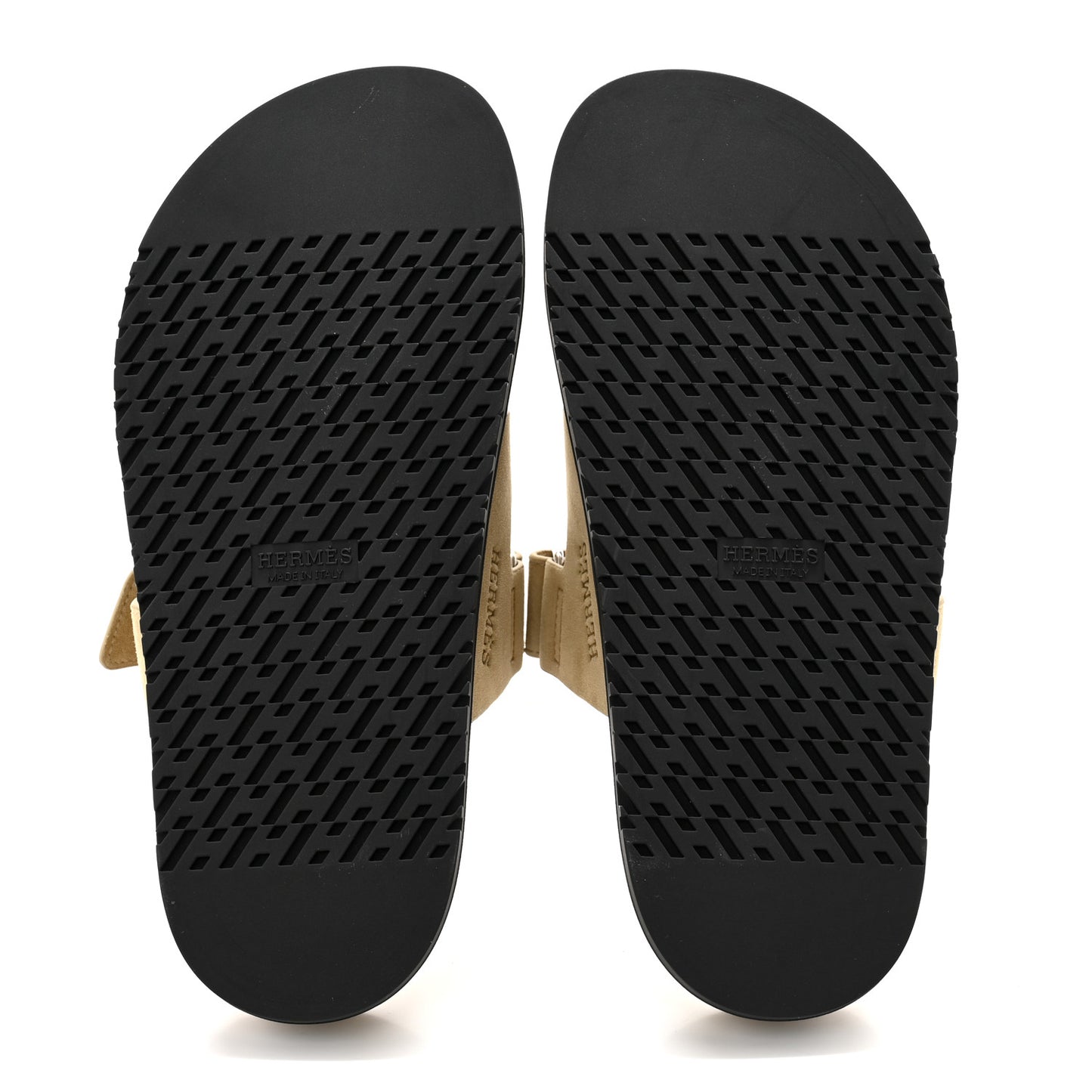 Suede Goatskin Womens Chypre Sandals 37 Beige Lin