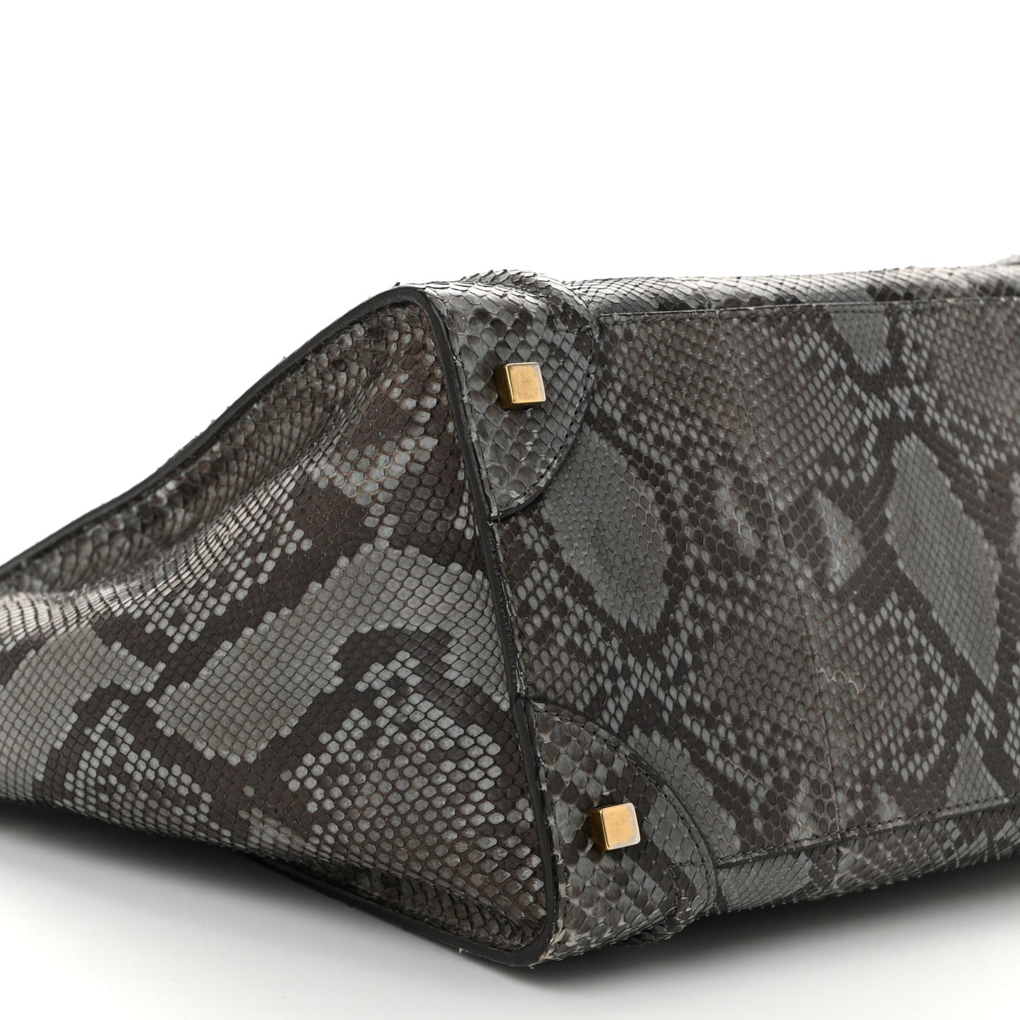 Snakeskin Mini Luggage Grey