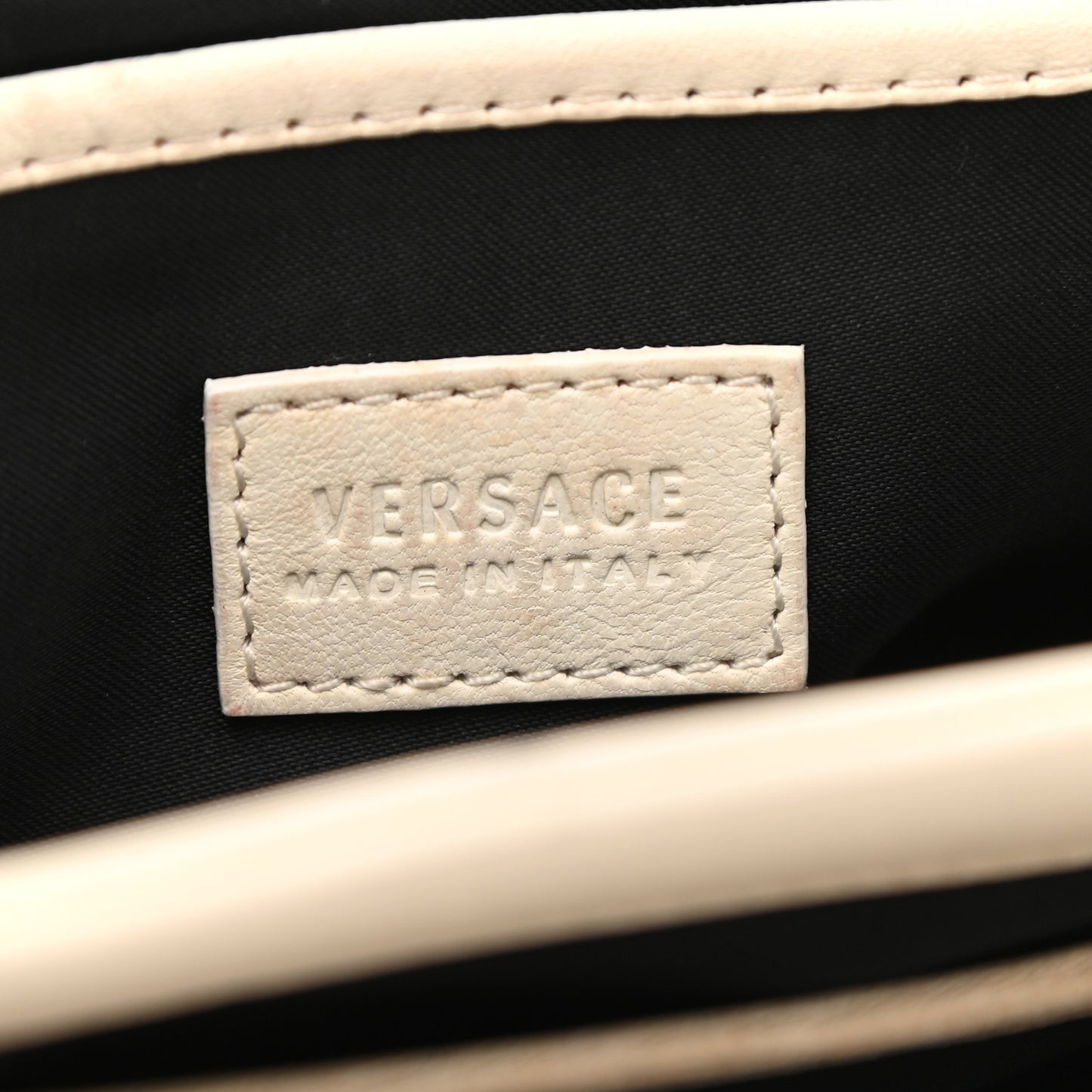 Nappa Palazzo Sultan Shoulder Bag White