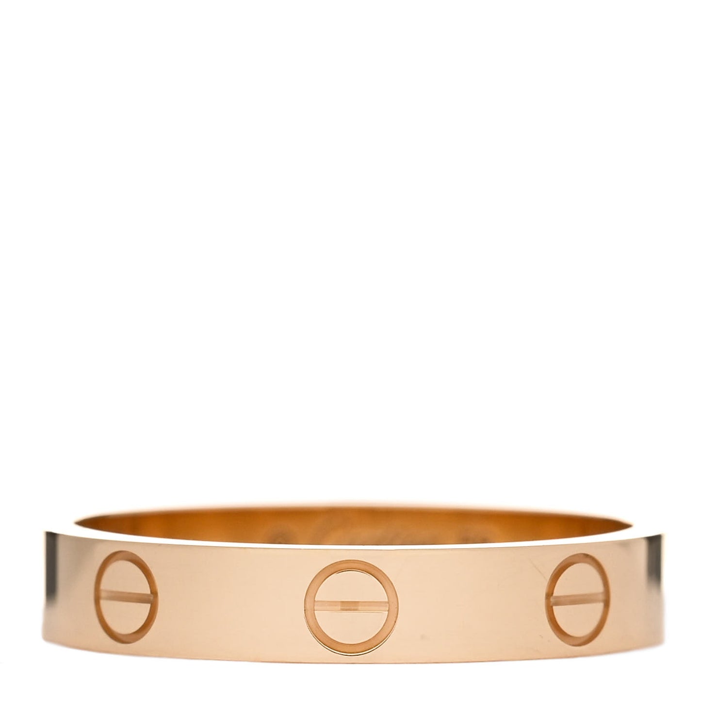 18K Yellow Gold 3.5mm LOVE Wedding Band Ring 56 7.75