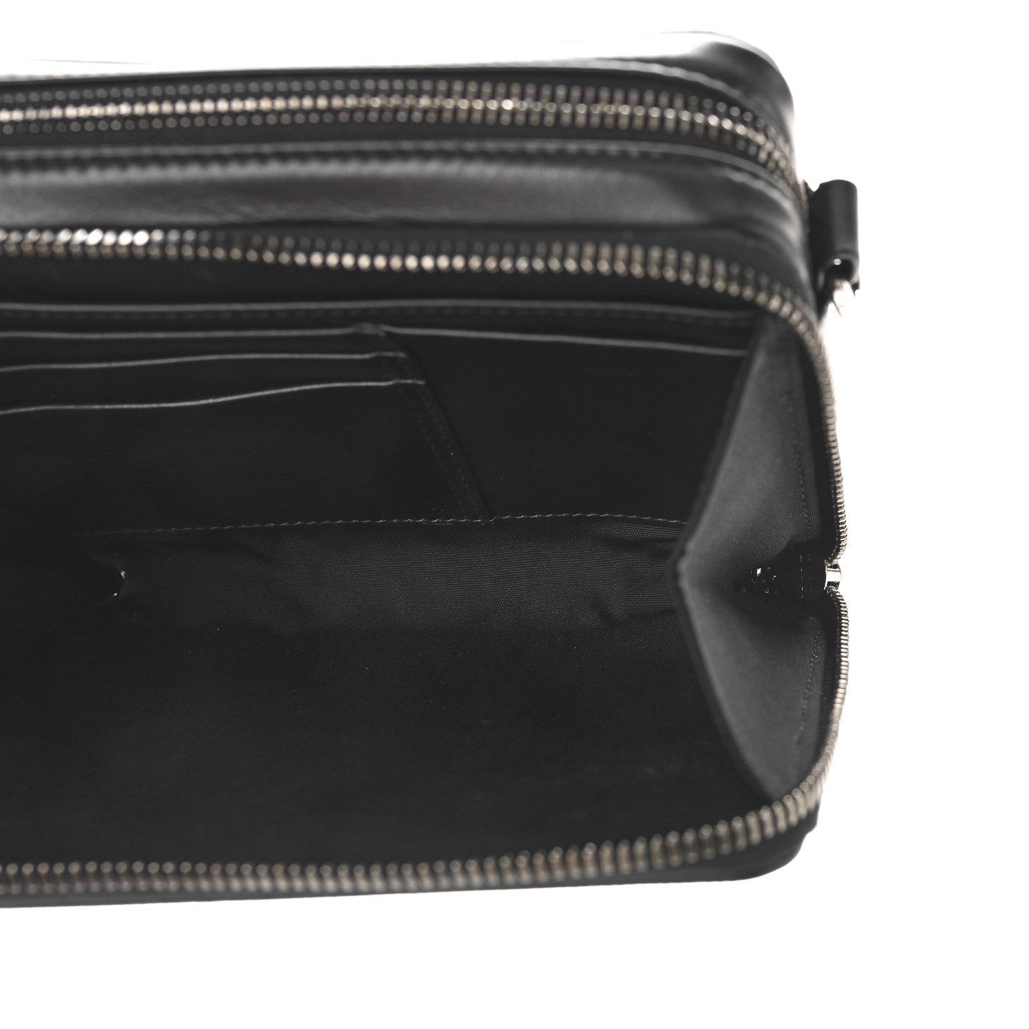 Christian Dior Coated Canvas CD Diamond Messenger Pouch Black 5 of 8