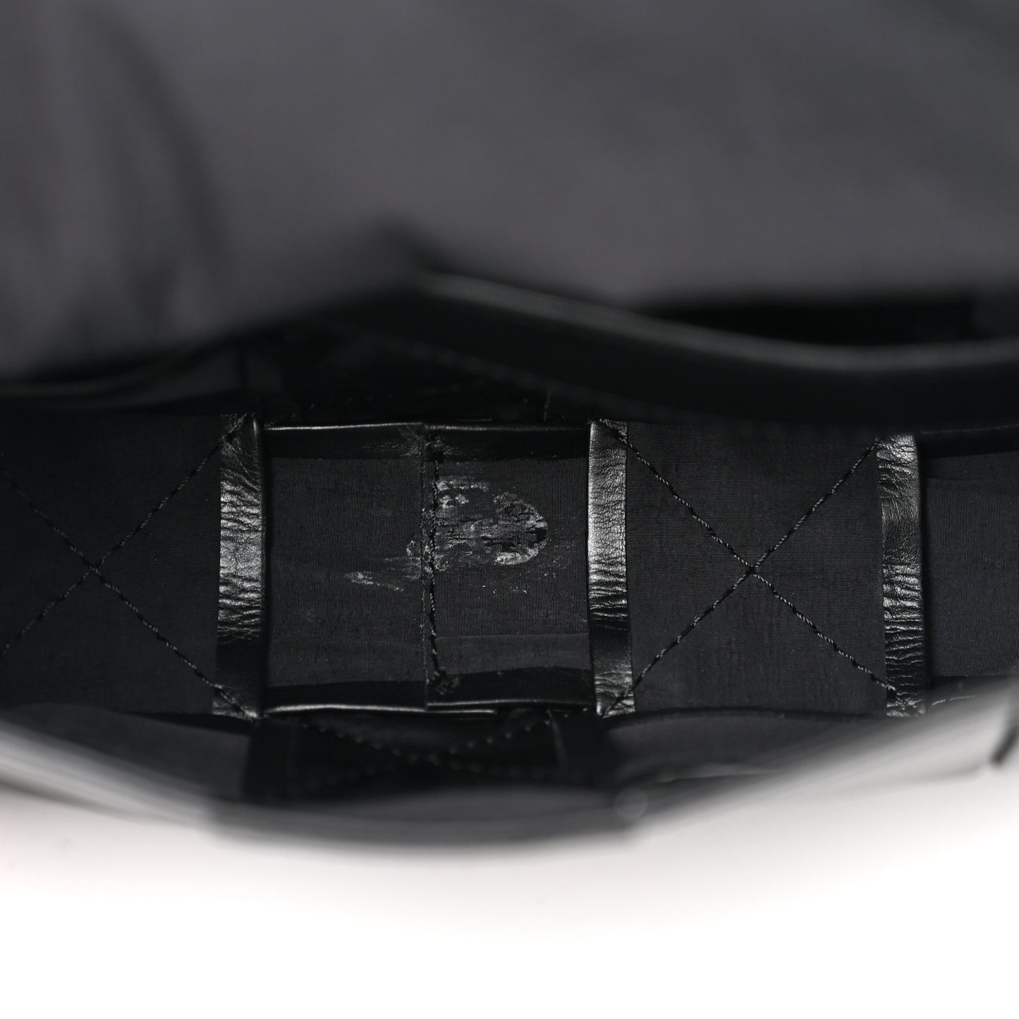 Paper Calfskin Intrecciato Cassette Belt Bag Black