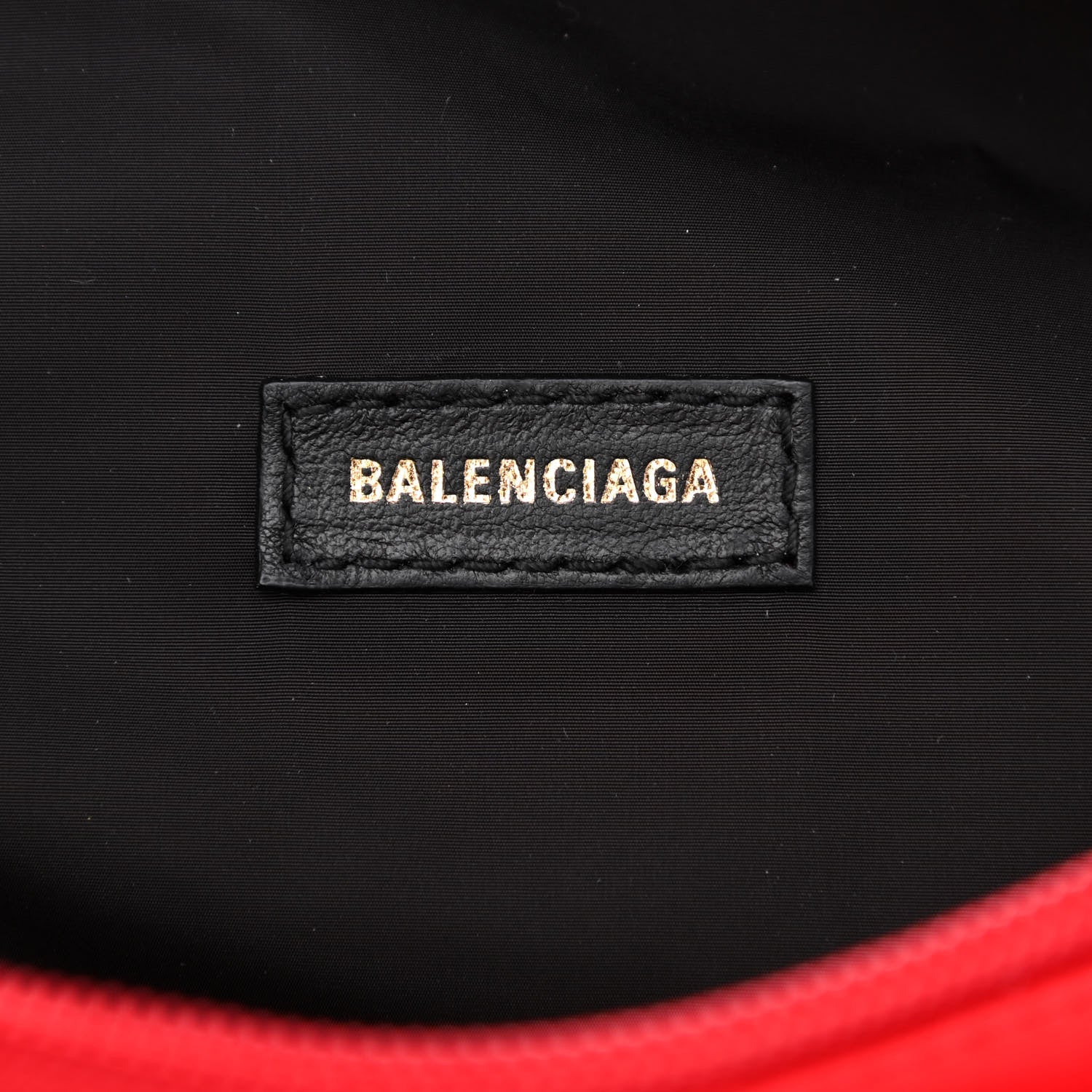 Balenciaga Sport Nylon Logo Embroidered Wheel Beltpack Bright Red White 6 of 10