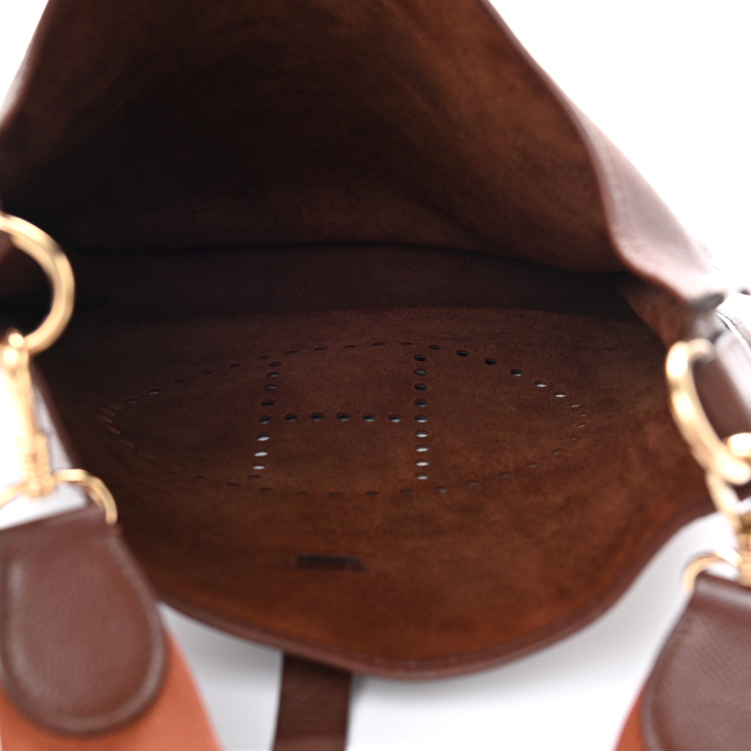 Hermes Courchevel Evelyne GM Chocolate 5 of 9