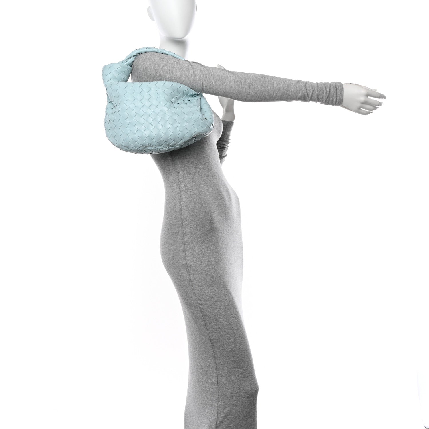 Bottega Veneta Nappa Intrecciato Teen Jodie Hobo Teal Washed 2 of 10