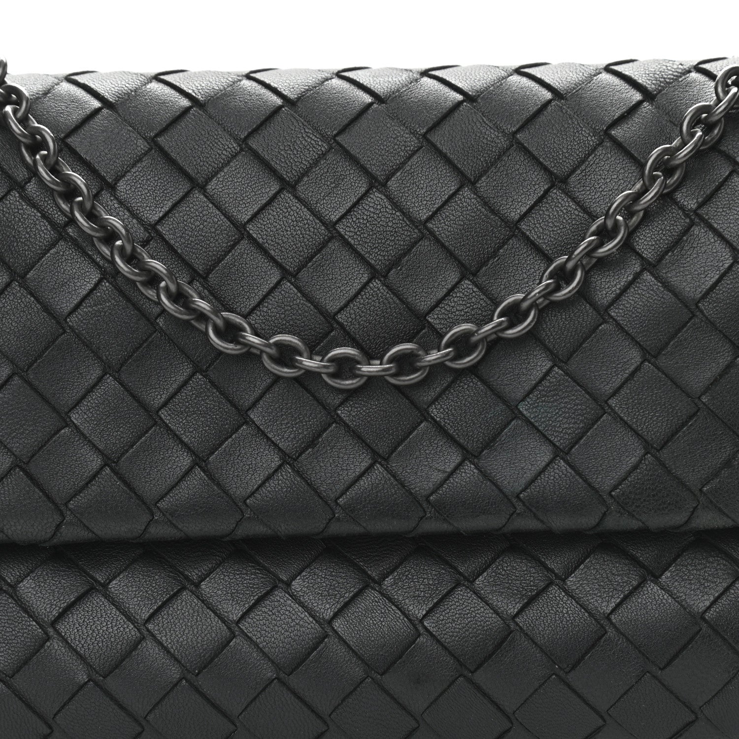 Bottega Veneta Nappa Intrecciato Small Chain Crossbody Black 10 of 13