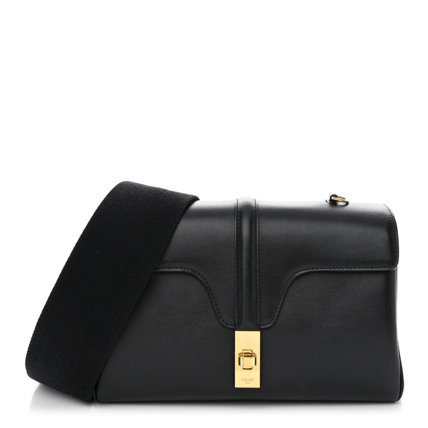 Smooth Calfskin Teen 16 Crossbody Bag Black