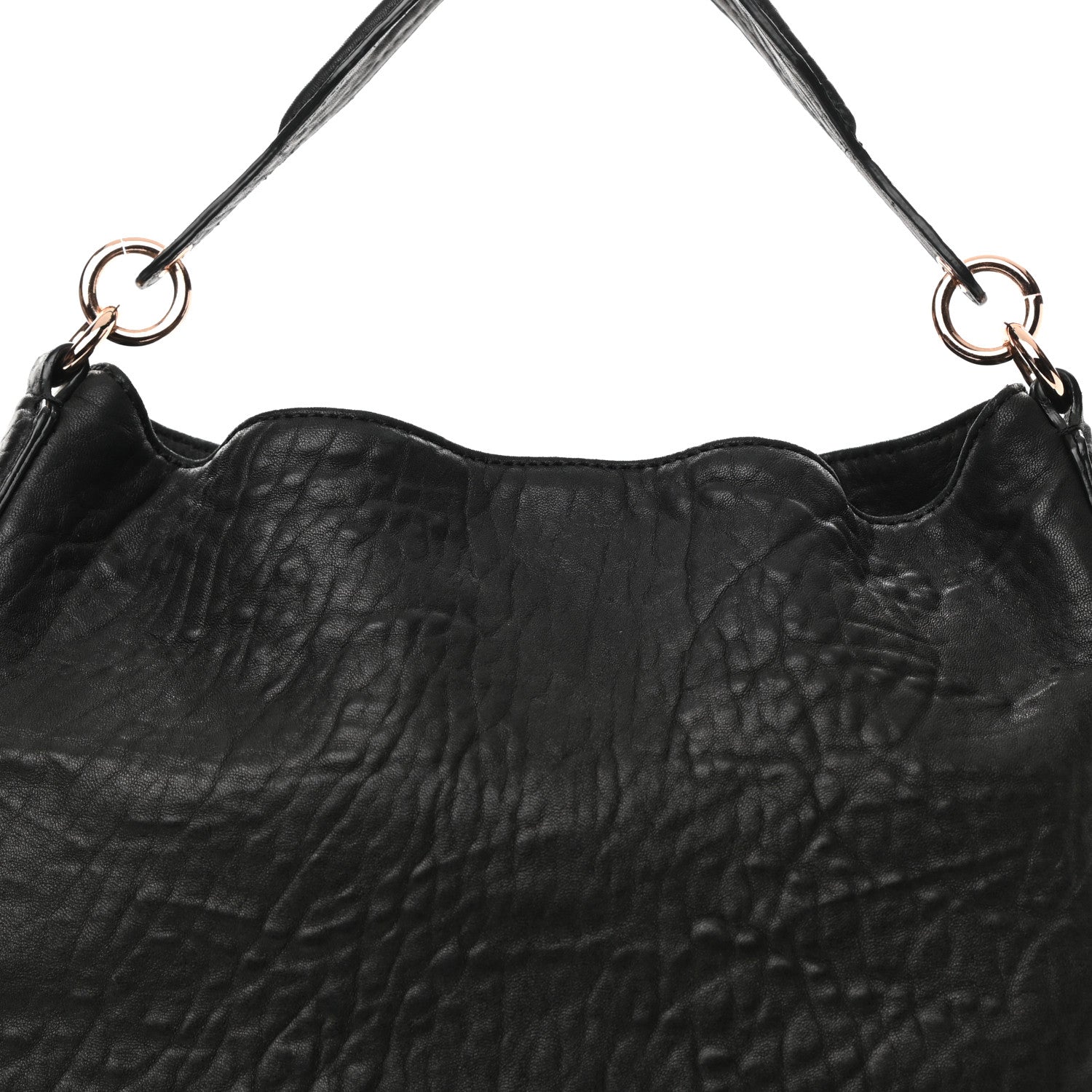 Alexander Wang Pebbled Lambskin Darcy Hobo Black 6 of 9
