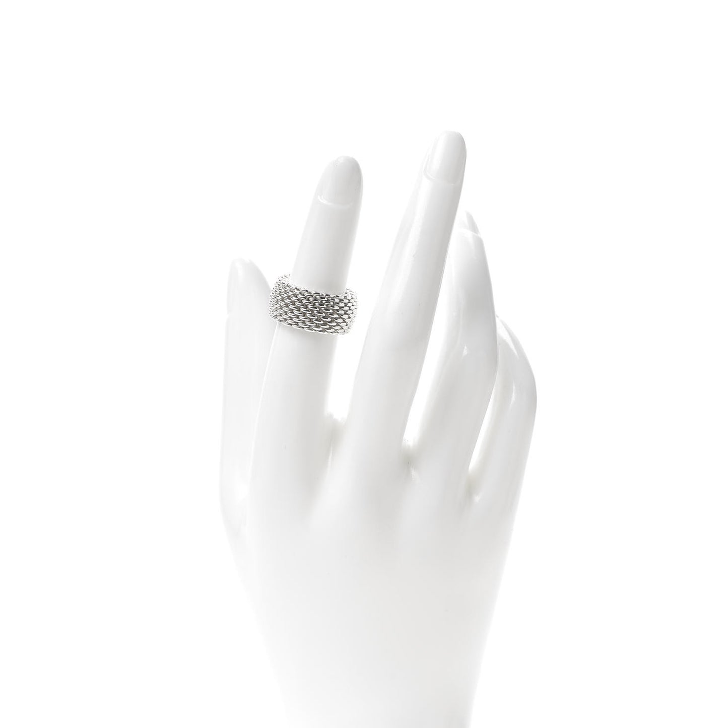 Sterling Silver Somerset Mesh Ring 49 4.75