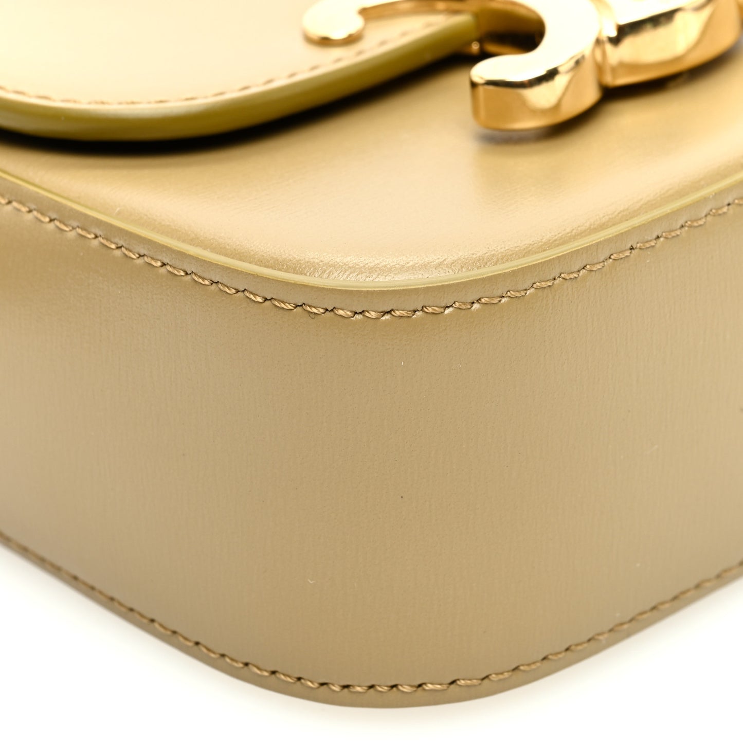 Shiny Calfskin Mini Triomphe Olive