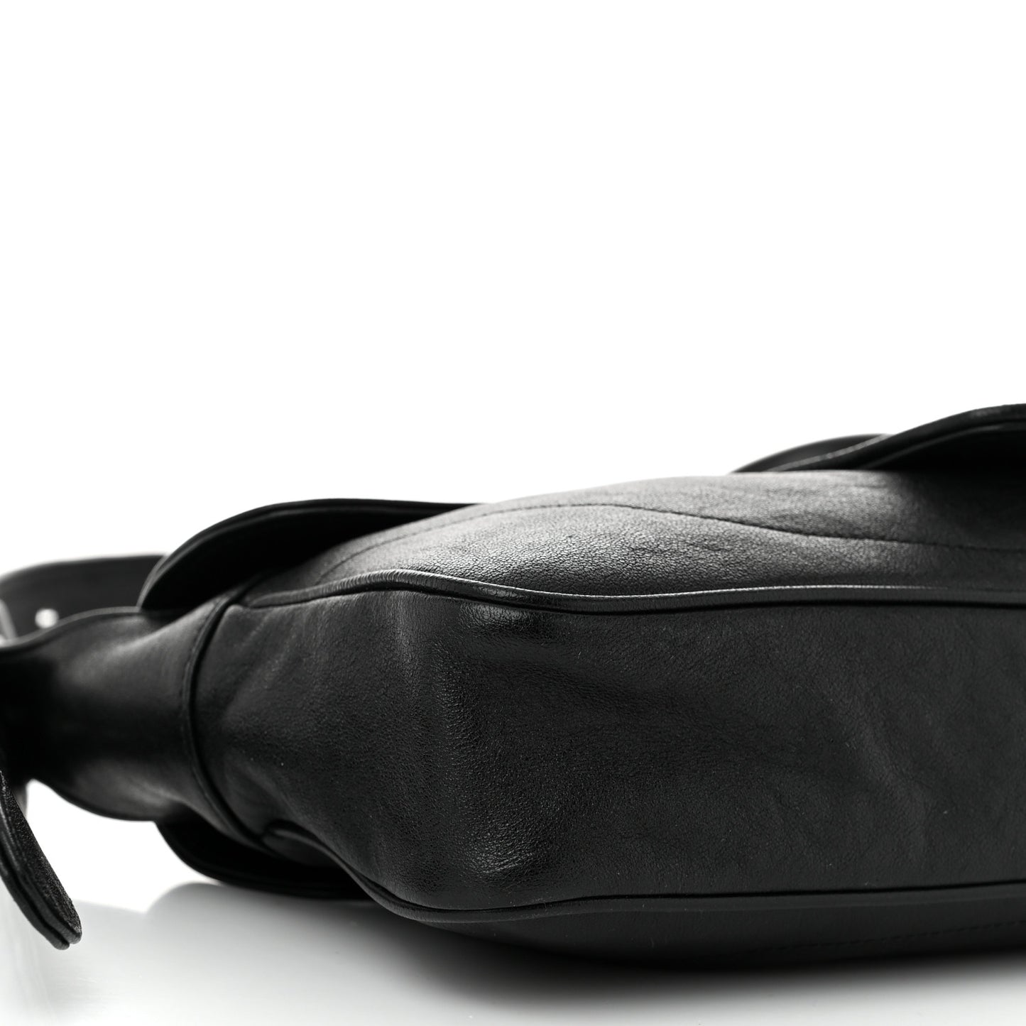 Goatskin Small GG Monochrome Aphrodite Shoulder Bag Black