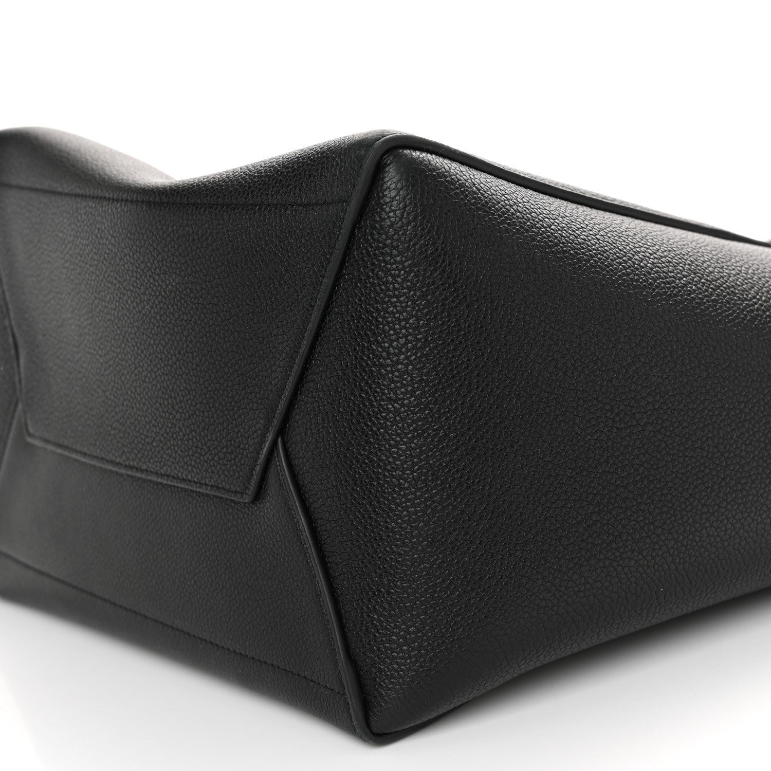 Celine Soft Grained Calfskin Sangle Bucket Bag Black 10 of 10