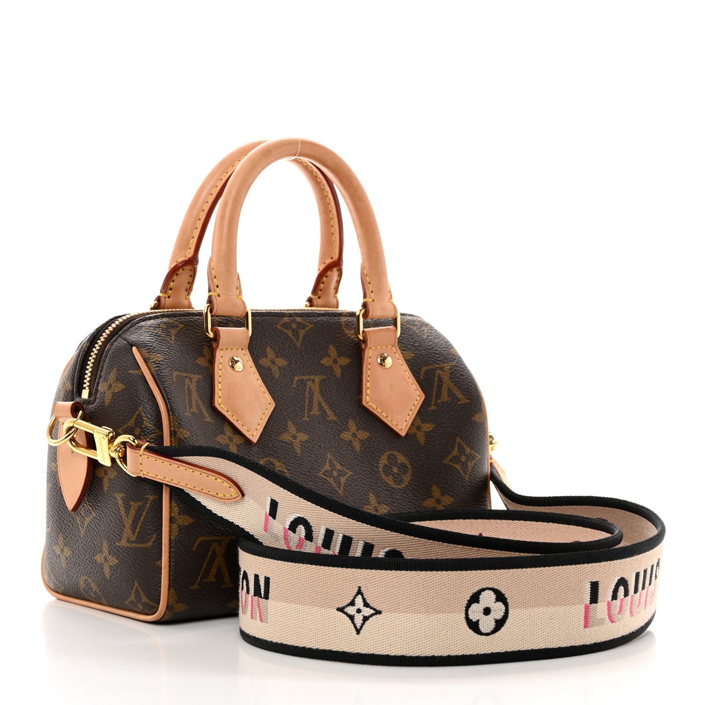 Monogram Speedy Bandouliere 20 Black