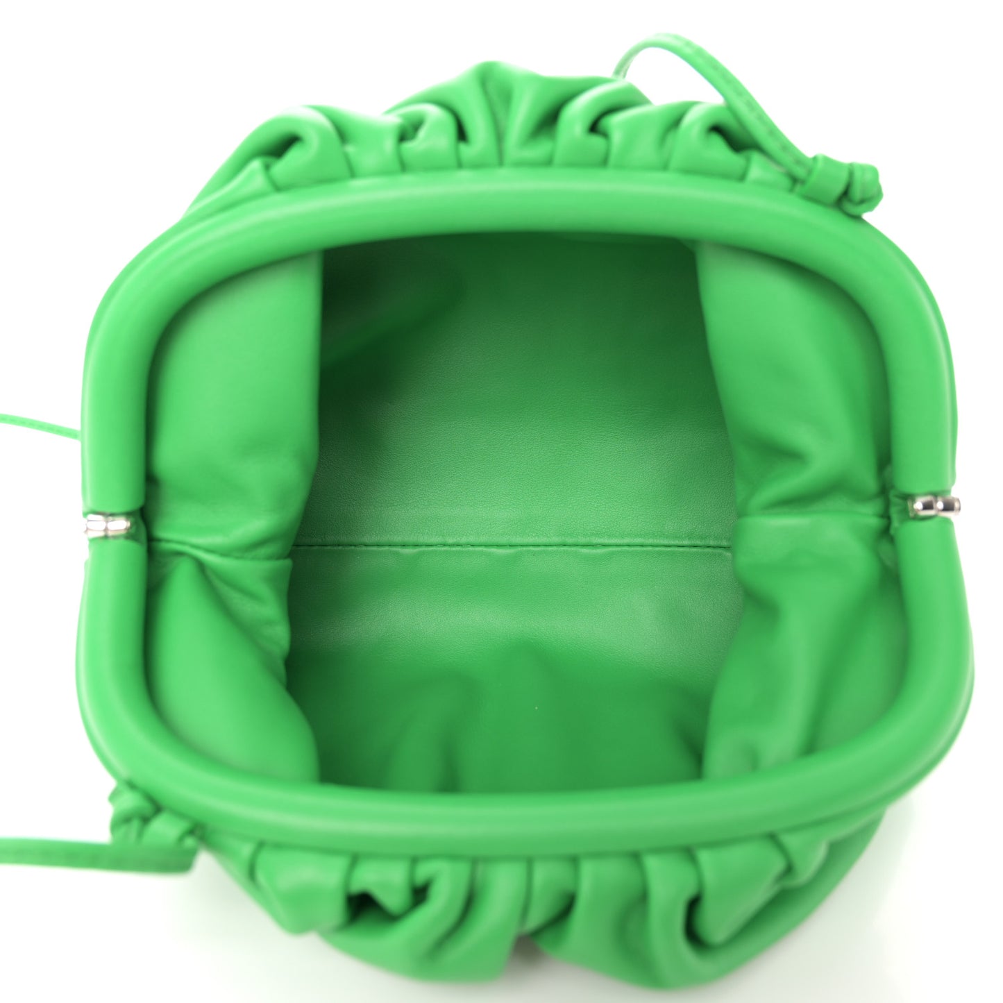 Butter Calfskin The Mini Pouch Parakeet