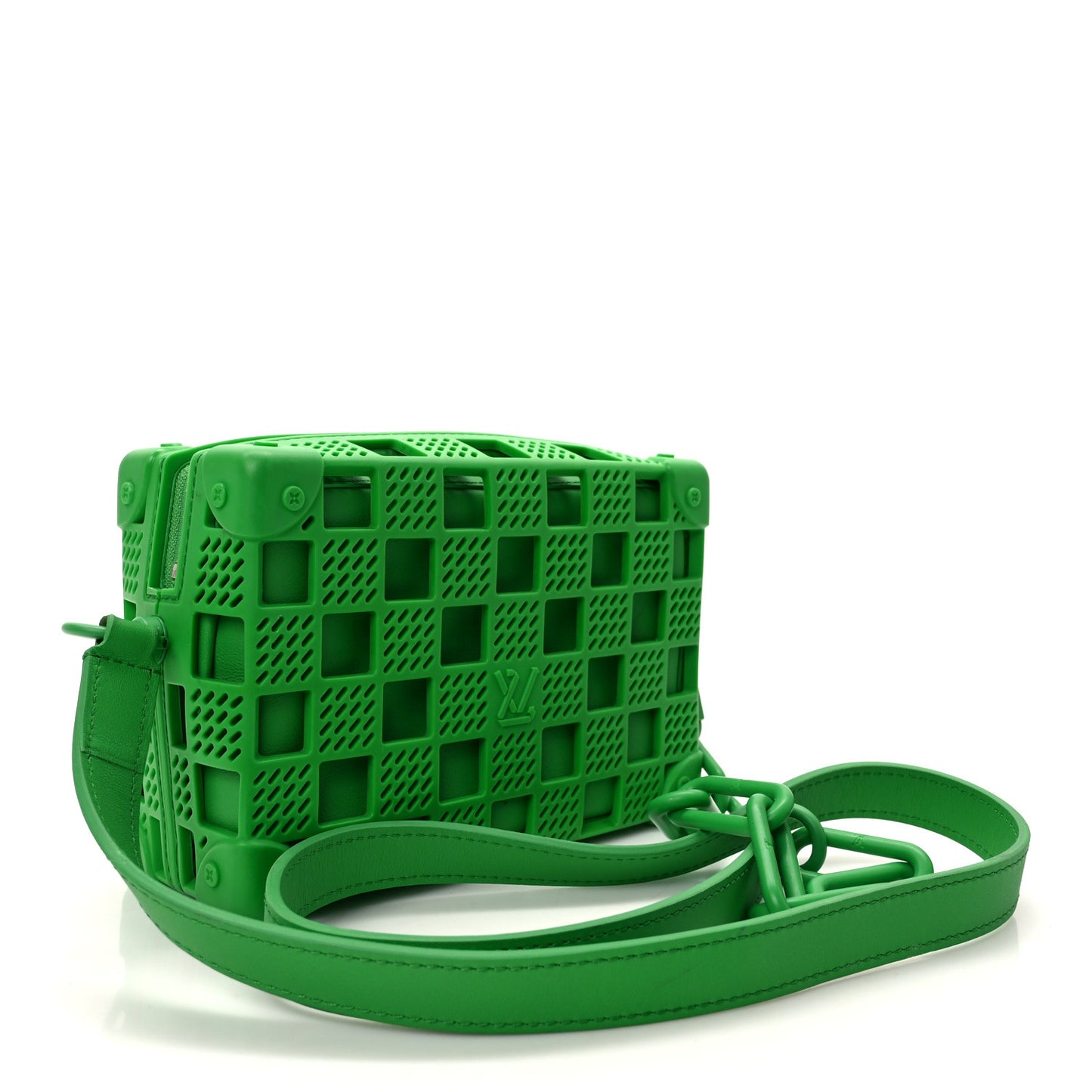 Rubber Cowhide Mini Soft Trunk Green