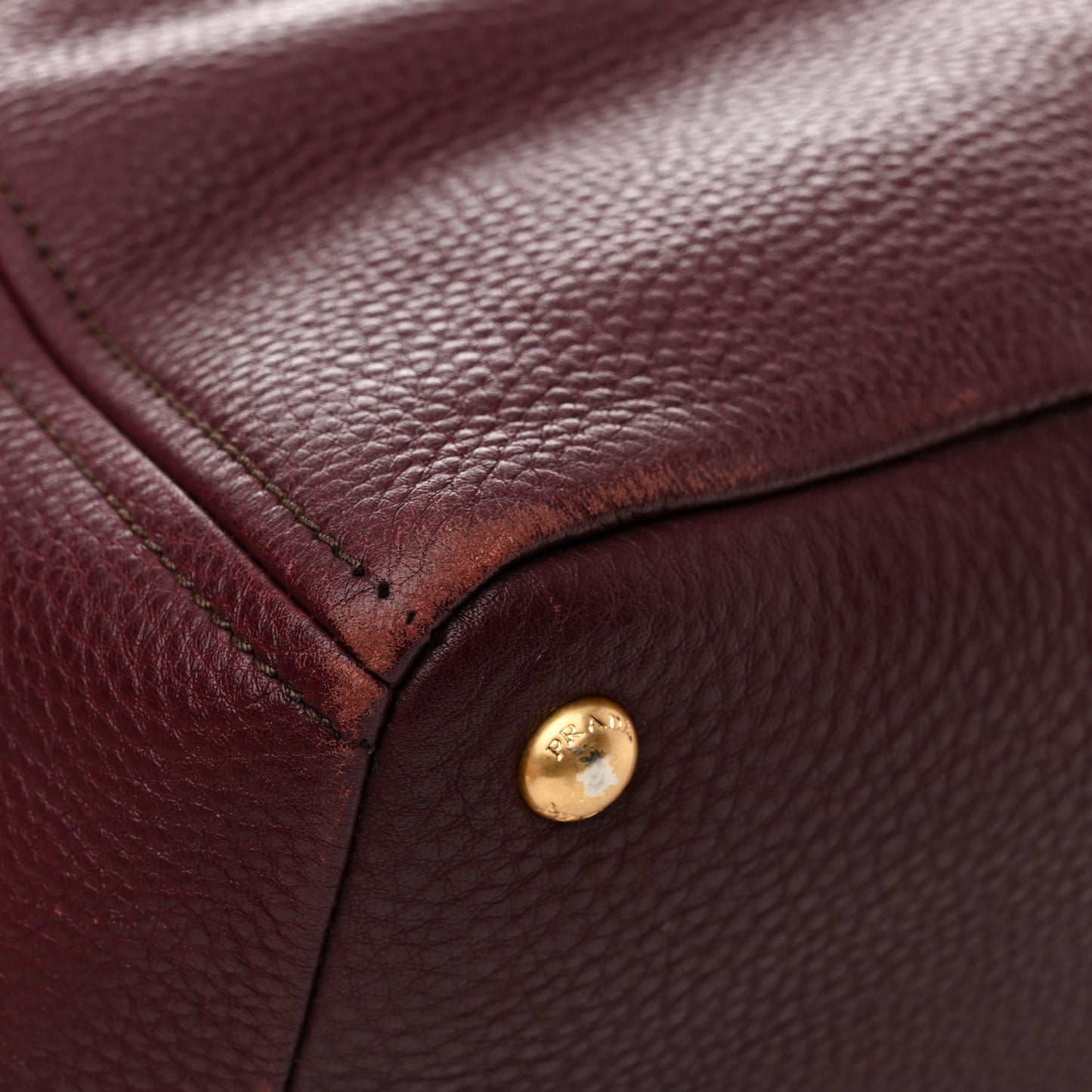 Vitello Daino Tote Granato
