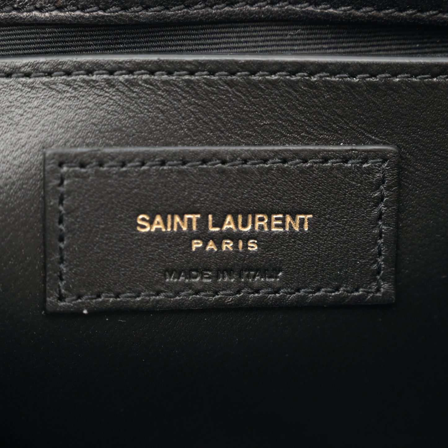 Lambskin Quilted Monogram Mini Nolita Black