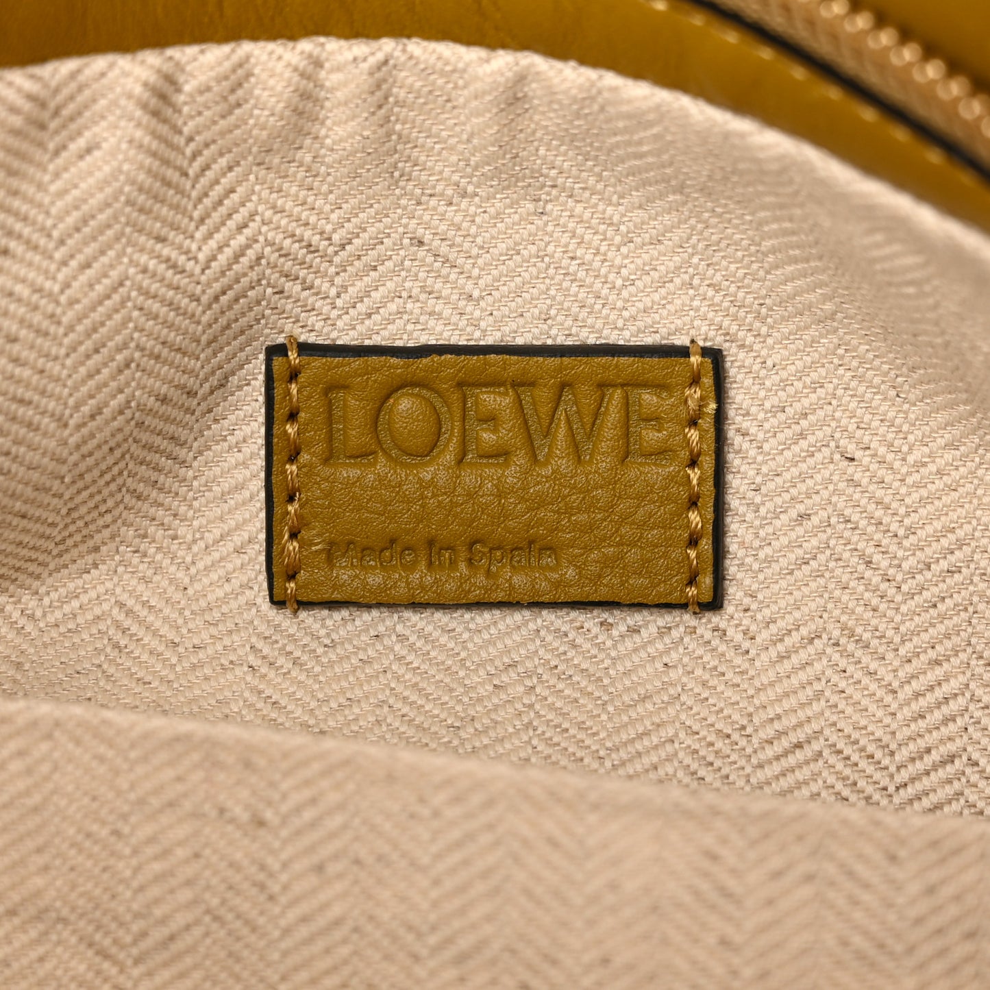 Calfskin Puzzle Hobo Ochre