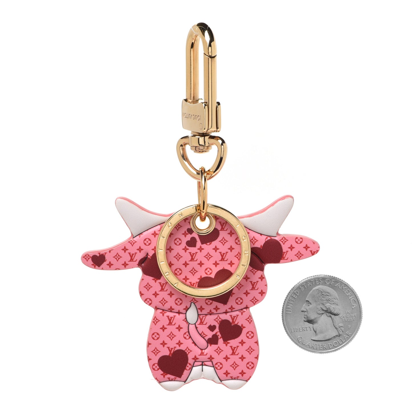 Monogram LV Rodeo Bag Charm Key Holder