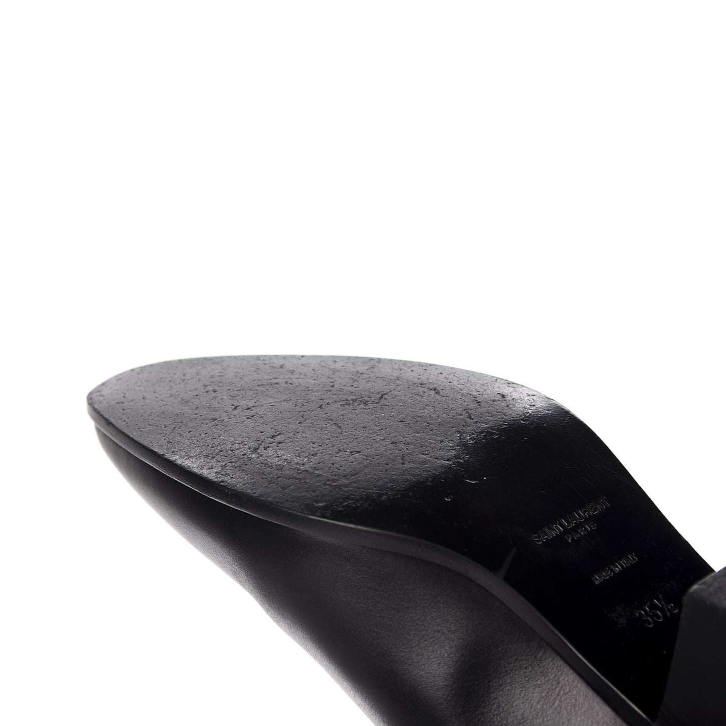 Calfskin Rock Long Boots 35.5 Black