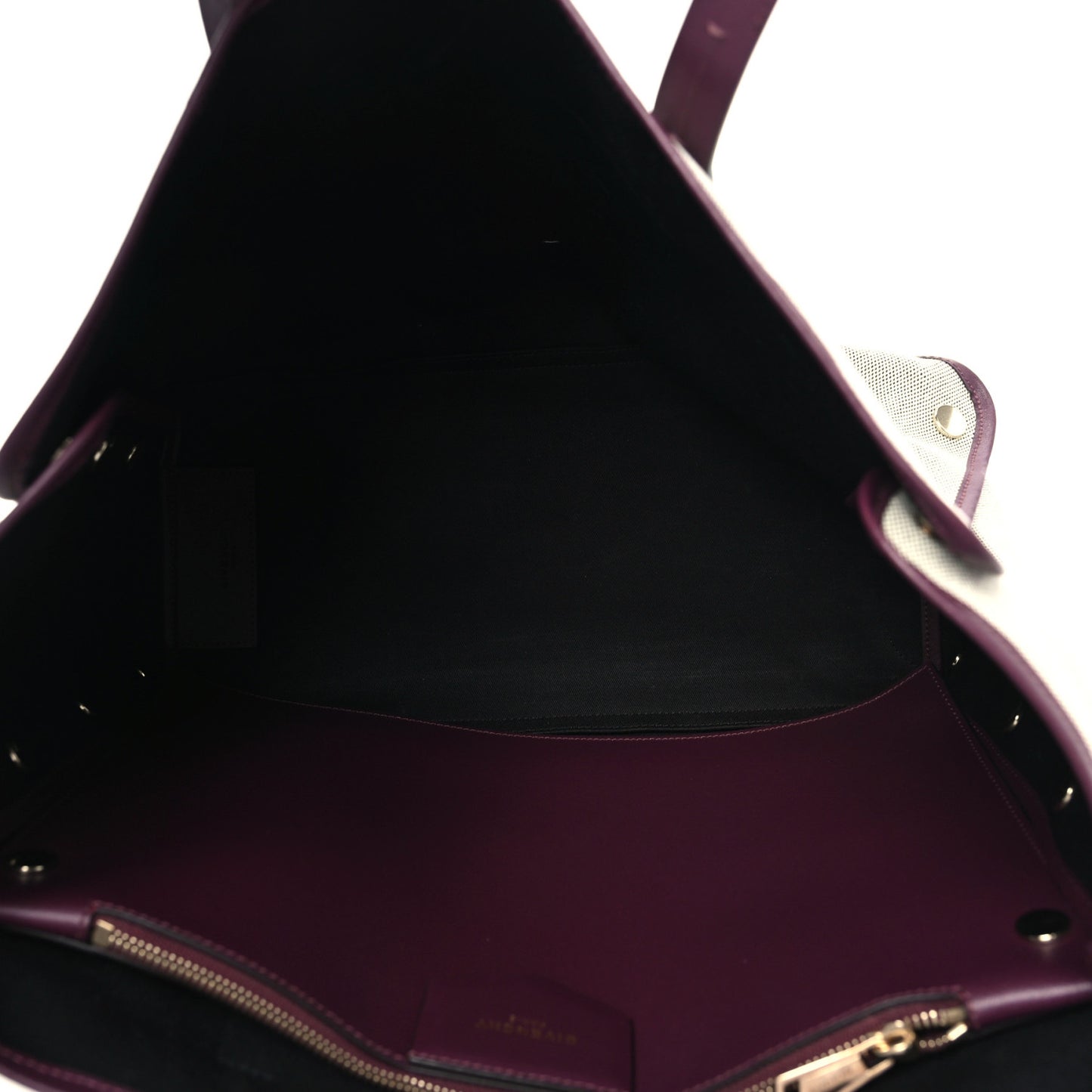 Canvas Medium Bond Shopper Tote Aubergine