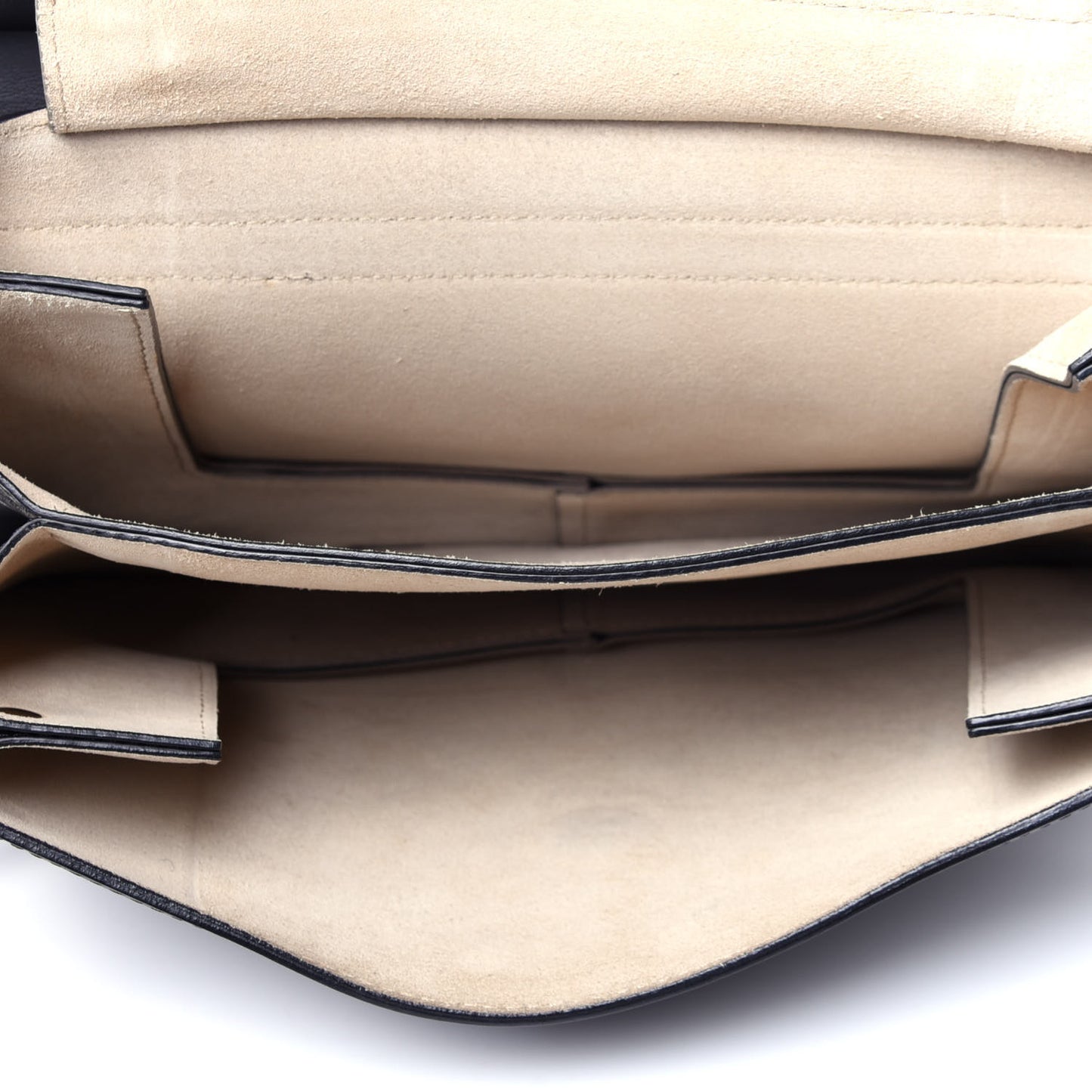 Suede Calfskin Medium Faye Shoulder Bag Black