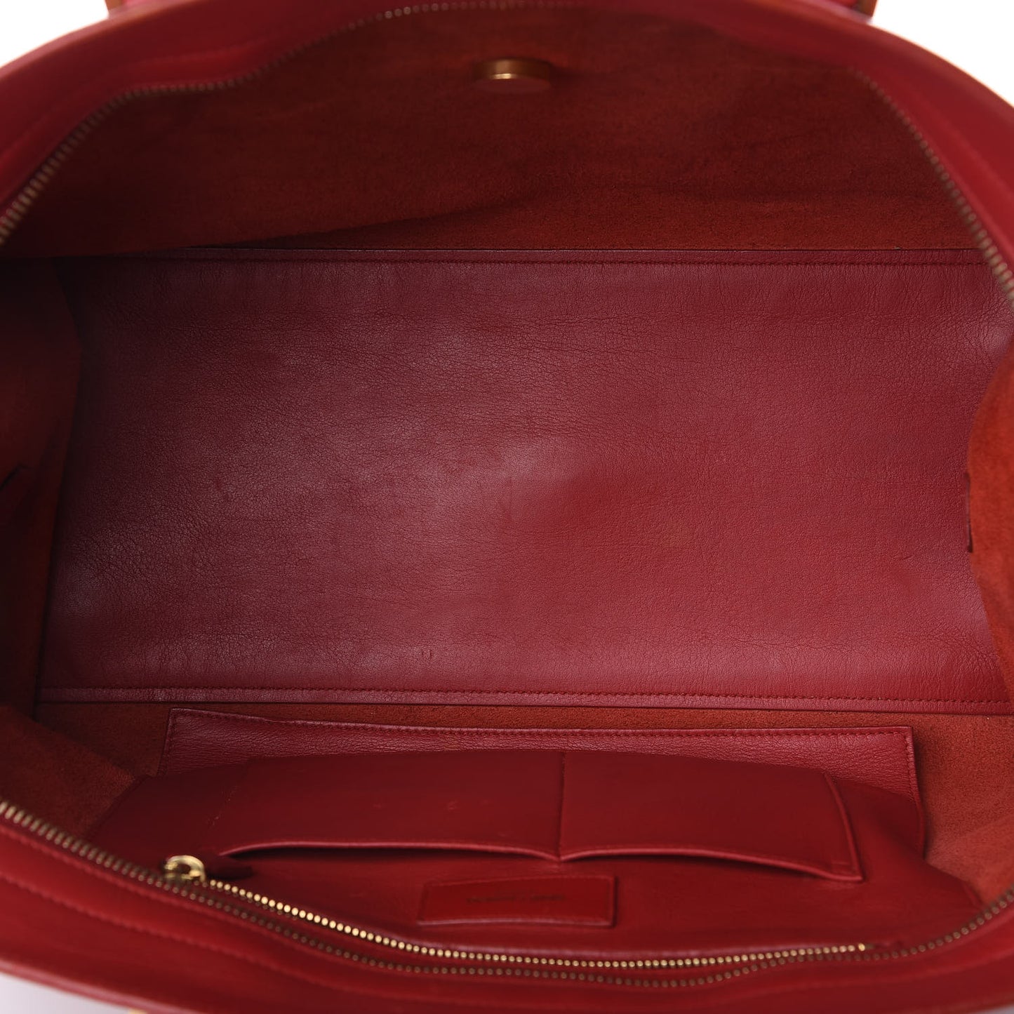Calfskin Medium Classic Y Cabas Red