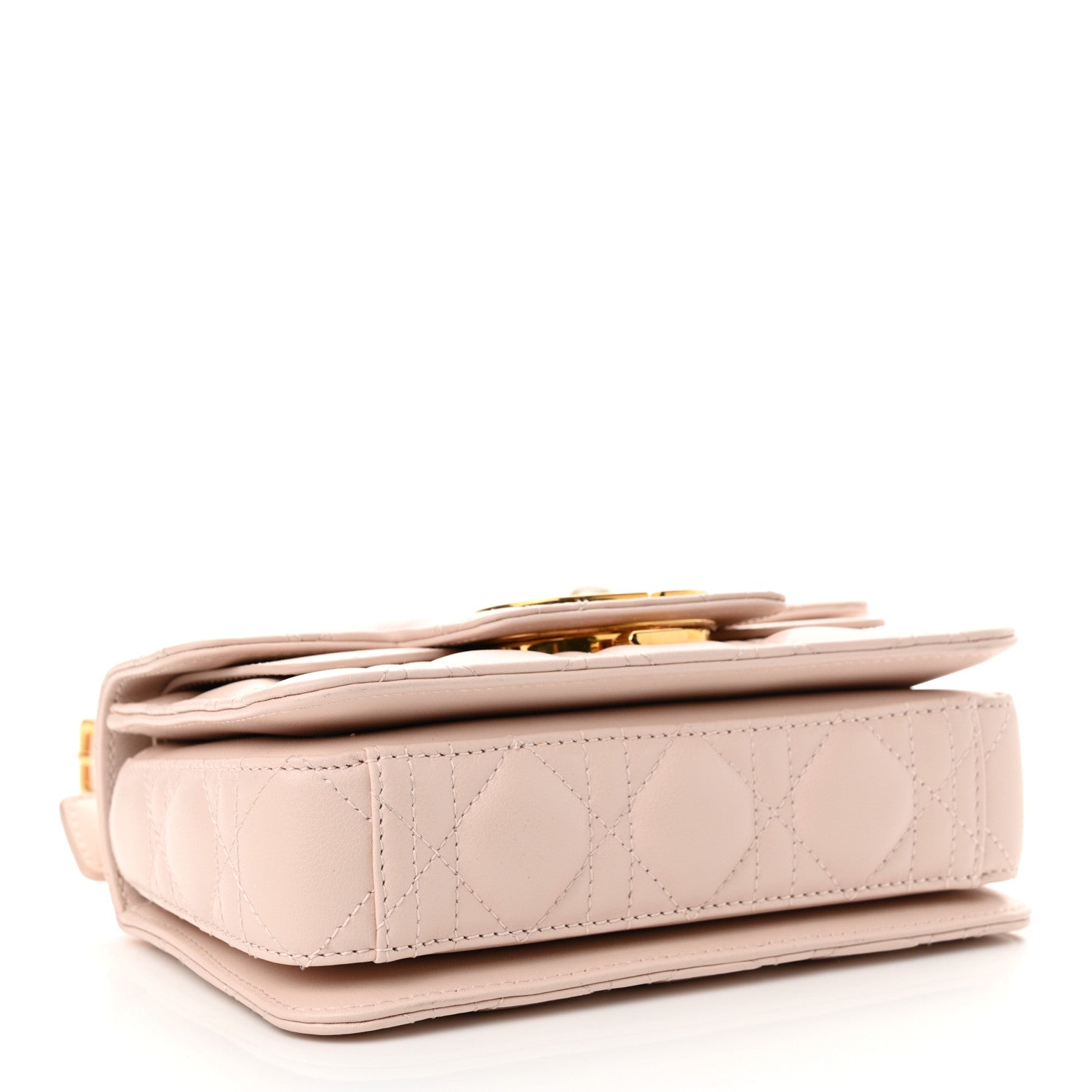 Christian Dior Lambskin Cannage Mini Jolie Top Handle Bag Powder Pink 4 of 13