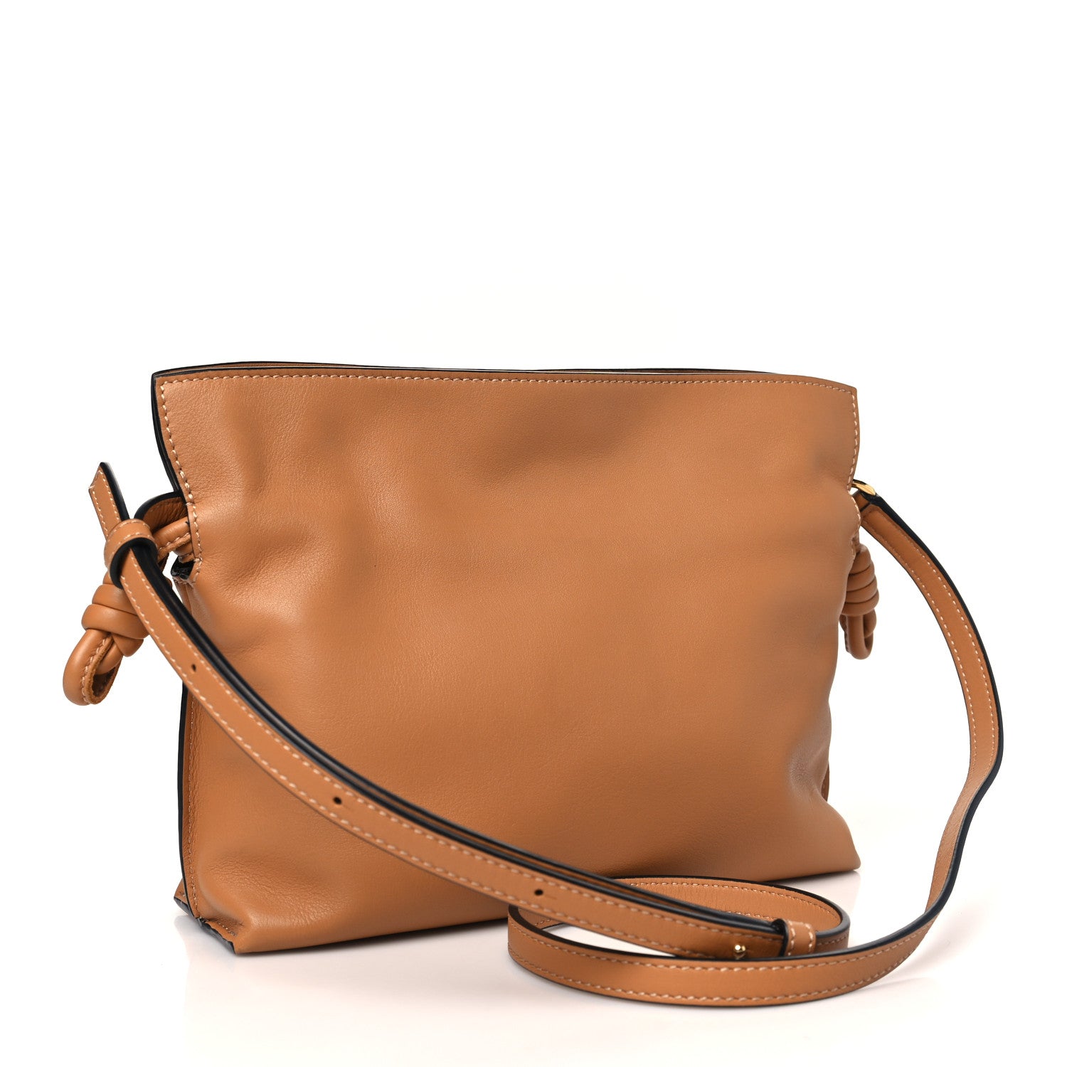 Loewe Calfskin Mini Flamenco Knot Clutch Warm Desert 3 of 10