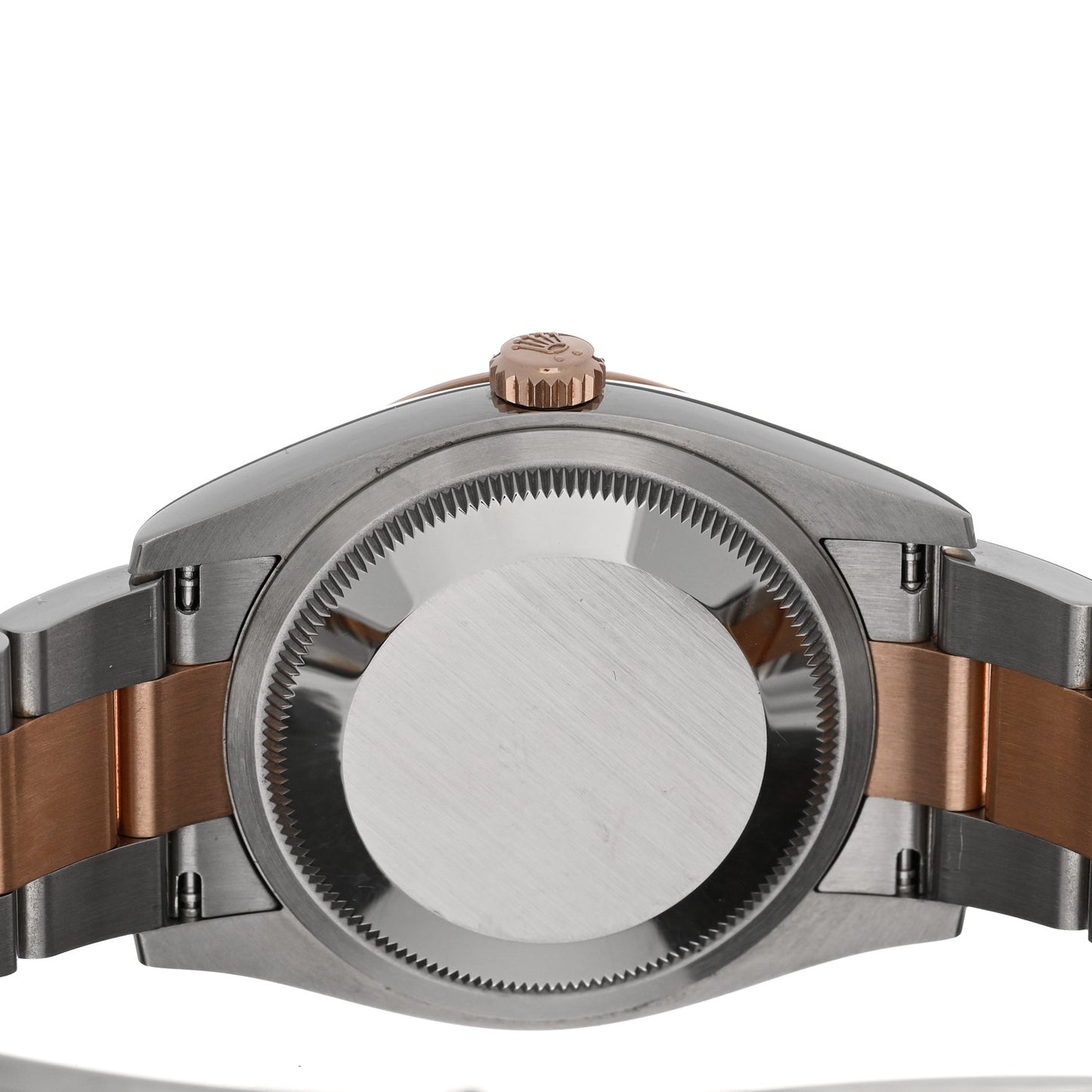 Stainless Steel 18K Everose Gold 36mm Oyster Perpetual Datejust Watch White Roman 126231