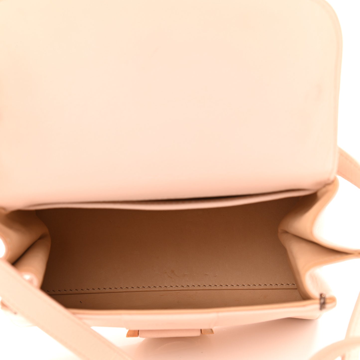 Grained Calfskin Mini Brillant Satchel Light Pink