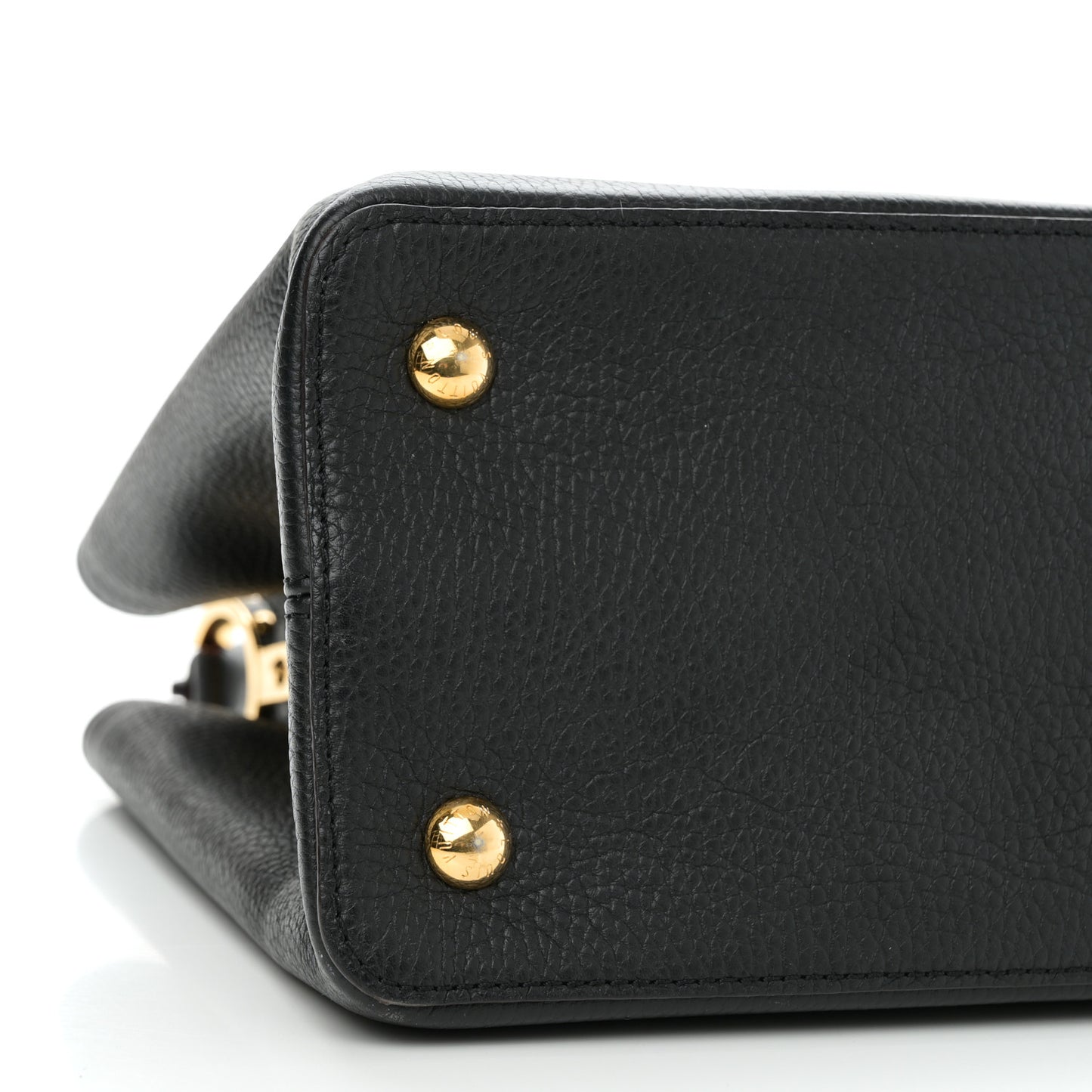 Taurillon Capucines MM  Black Fuchsia