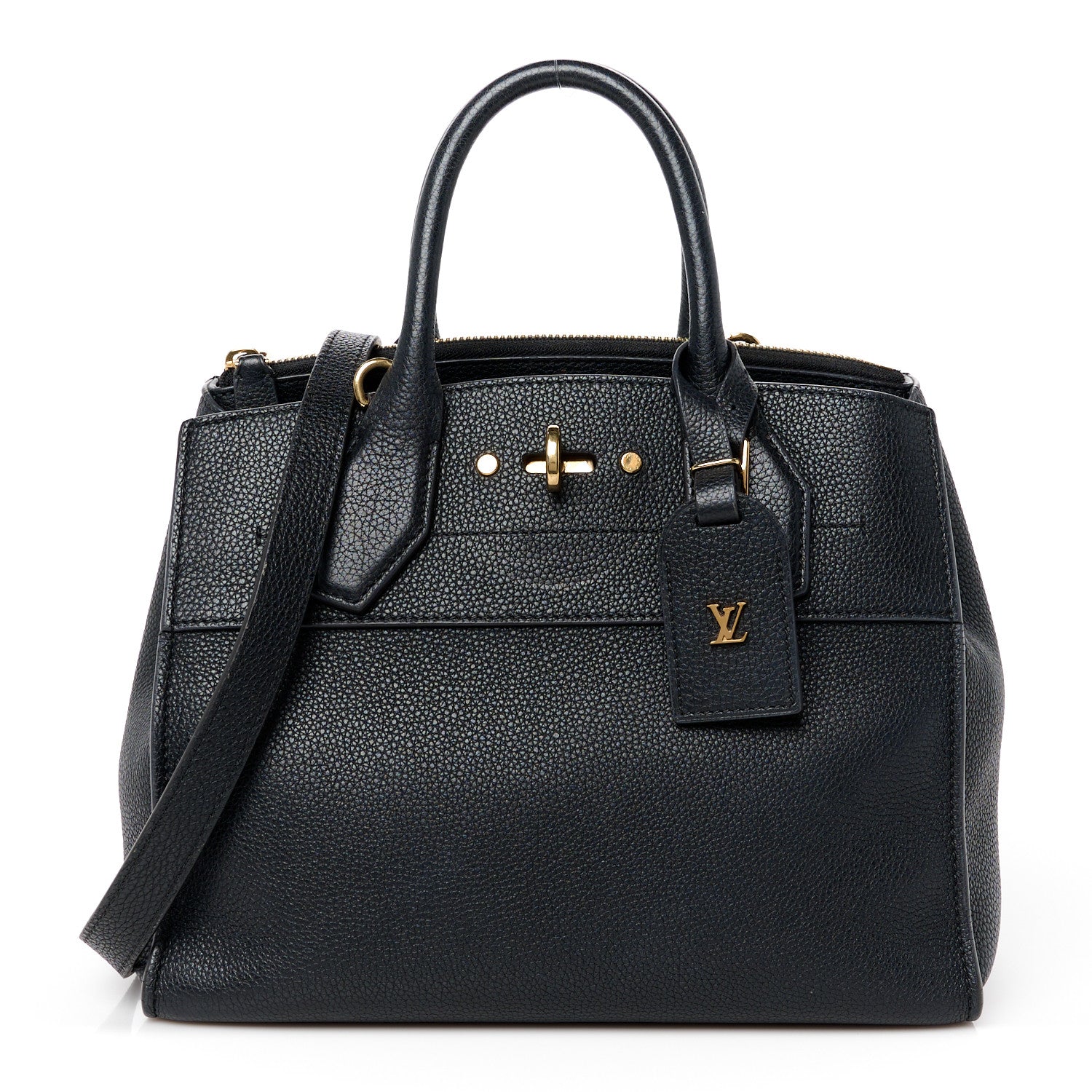 Louis Vuitton Taurillon City Steamer PM Black 1542182 – FASHIONPHILE