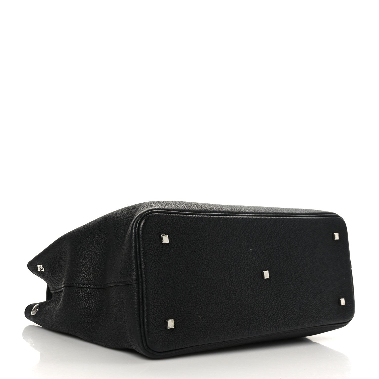 Moynat Taurillon Blush Calfskin Gabby MM Black 4 of 11