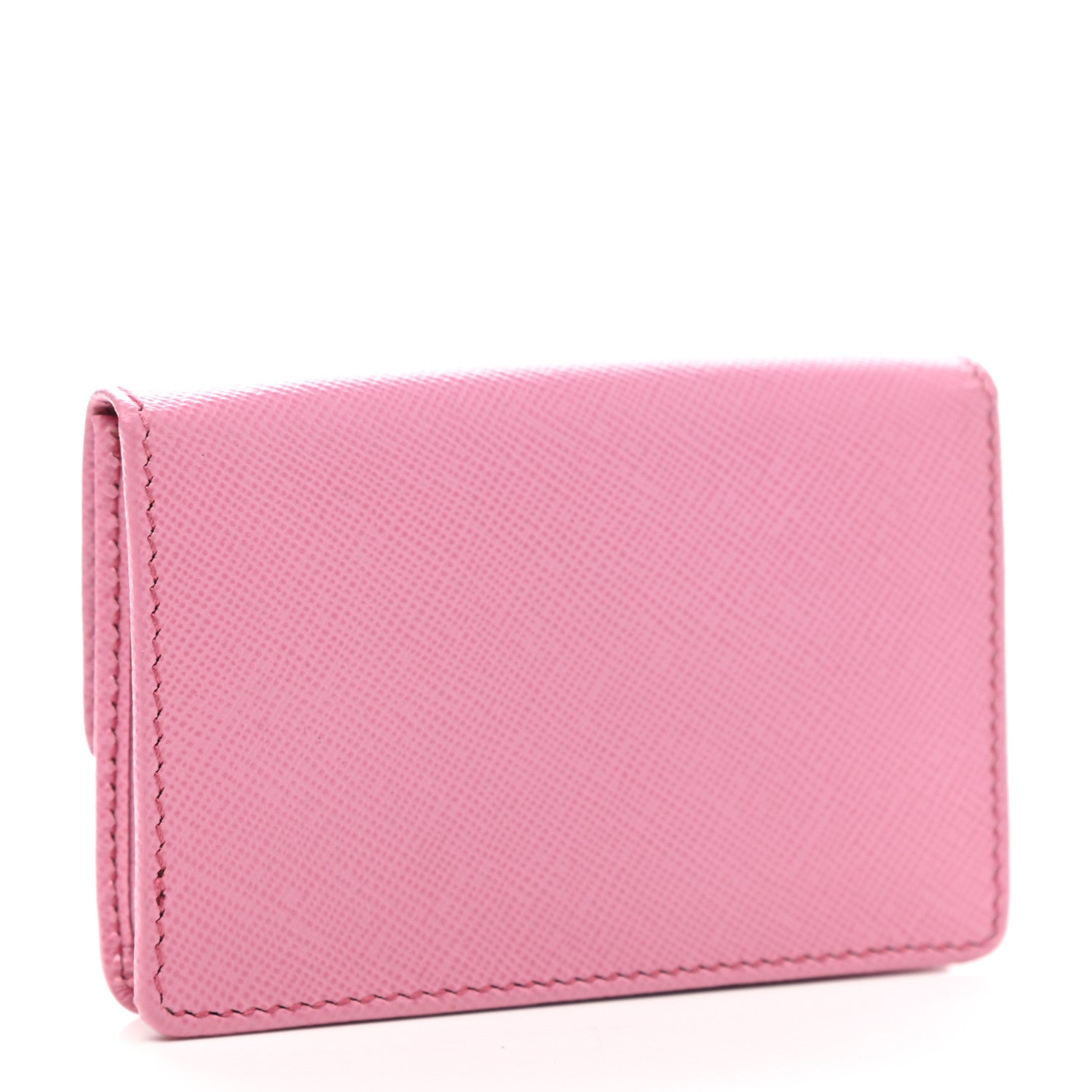 Prada Saffiano Metal Flap Wallet Begonia 3 of 8