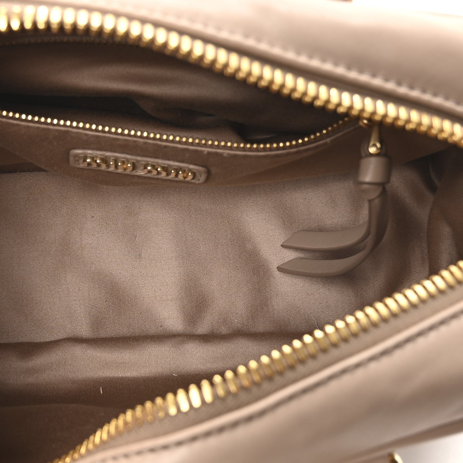 Miu Miu Calfskin Regular Arcadie Top Handle Bag Cameo 5 of 9