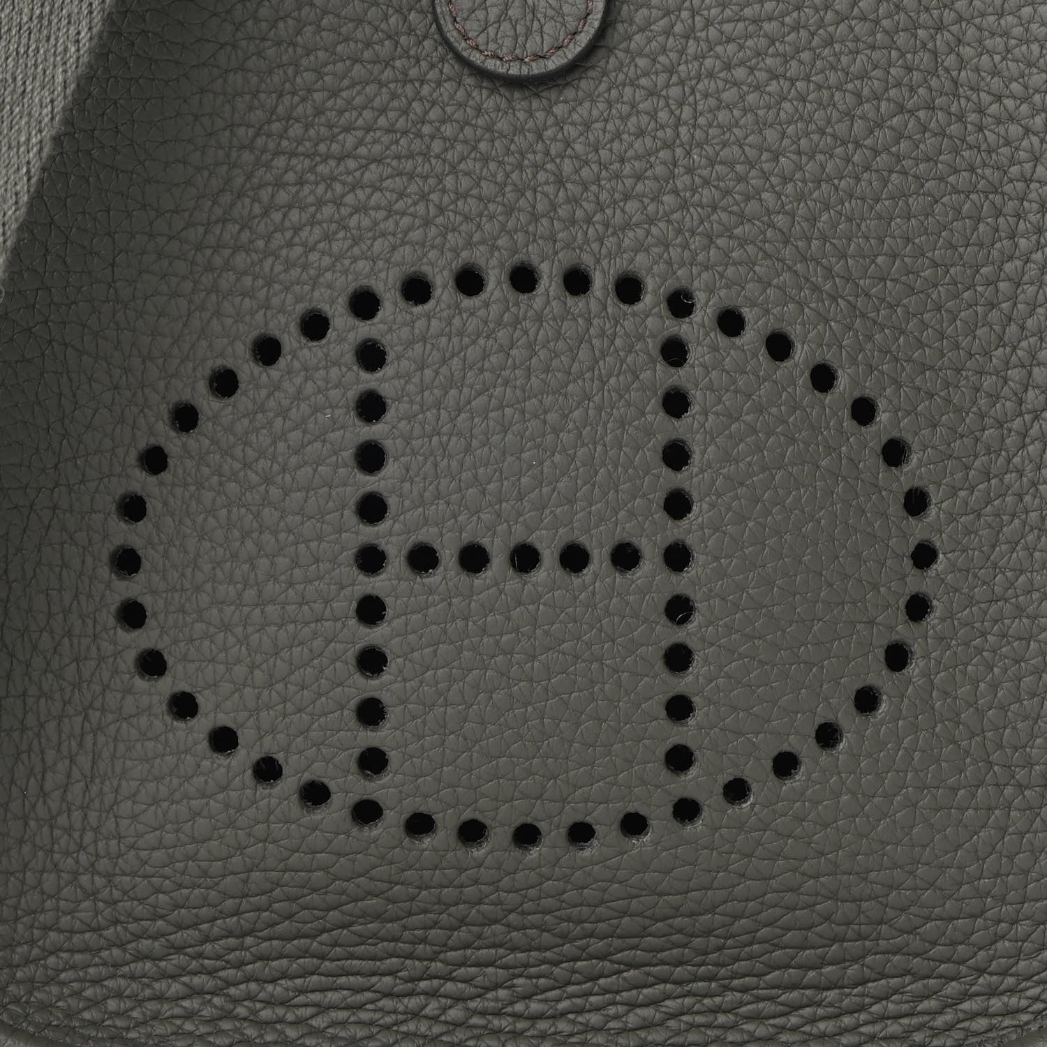 Hermes Taurillon Clemence Evelyne TPM Vert De Gris 8 of 10