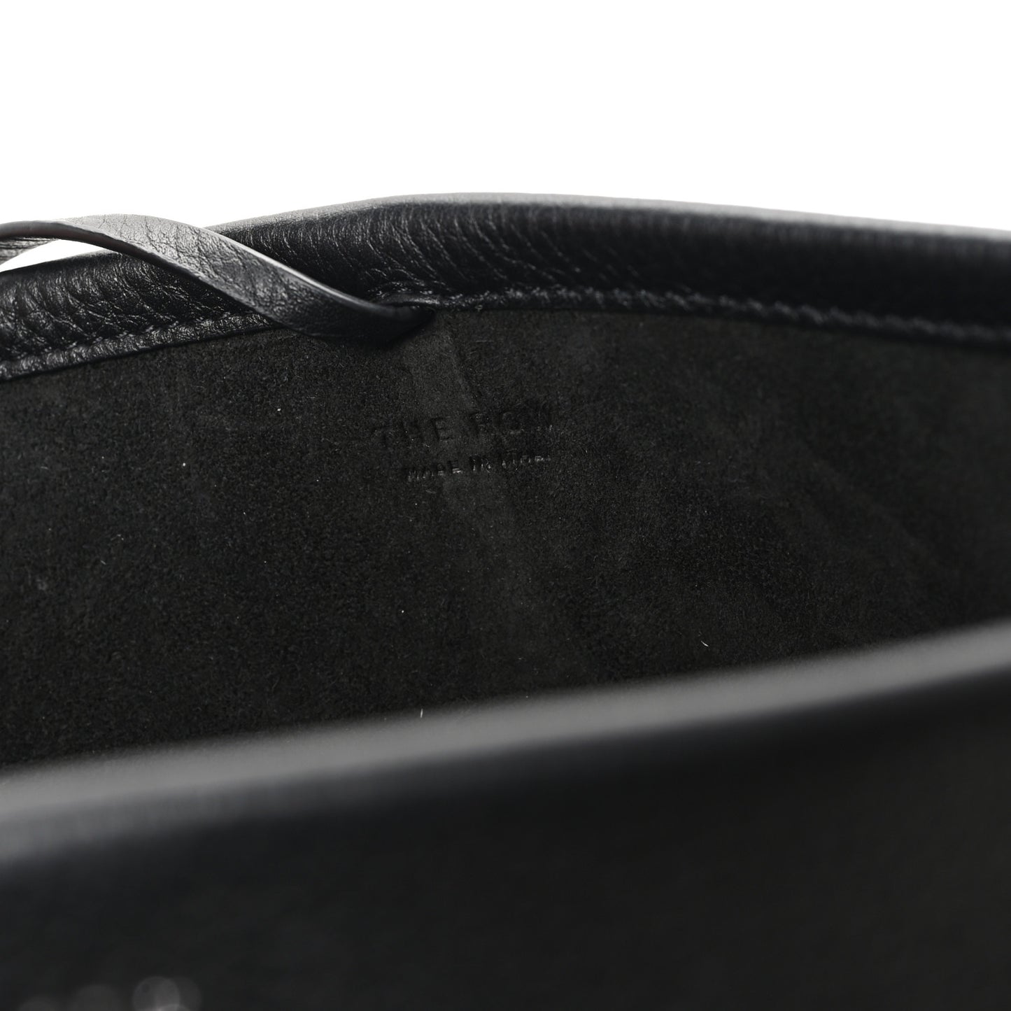 Grained Calfskin Small N/S Park Tote Black