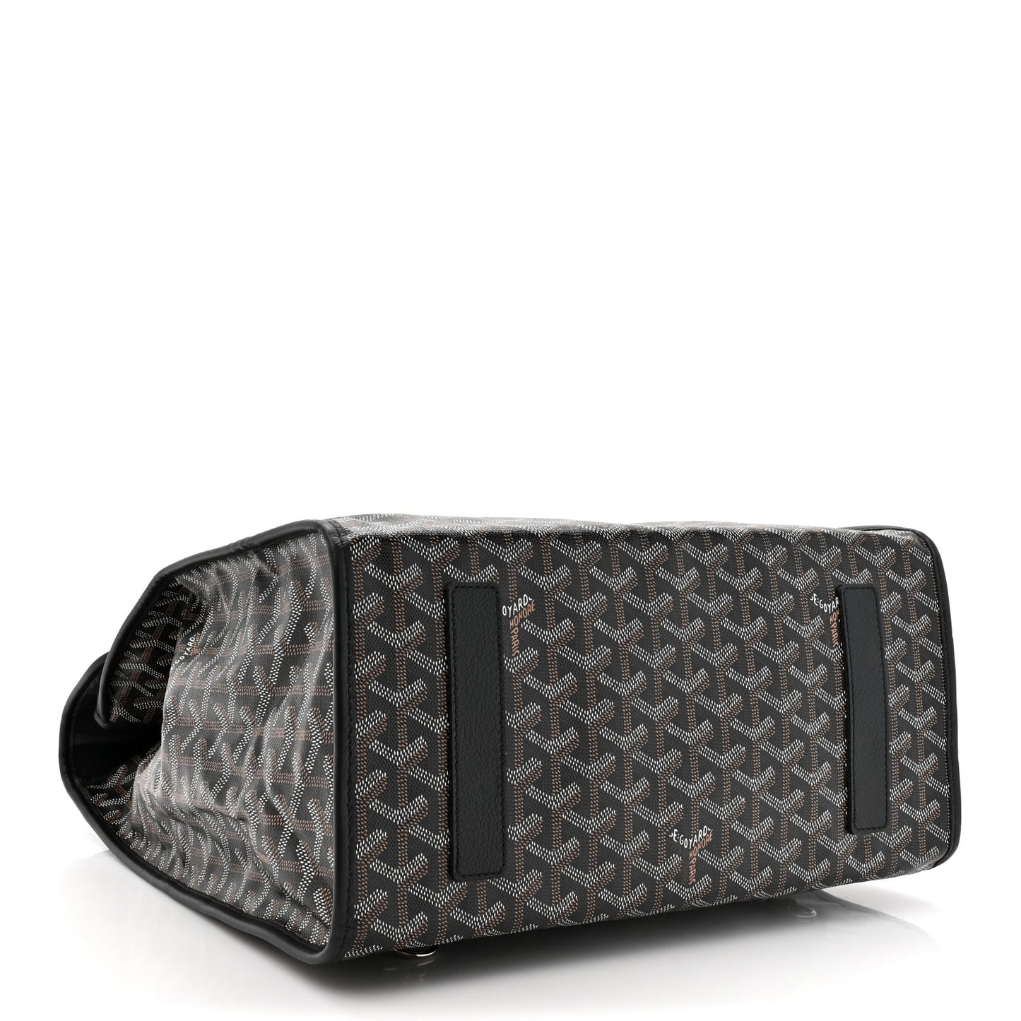 Goyardine Saint Leger Soft Briefcase Backpack Black