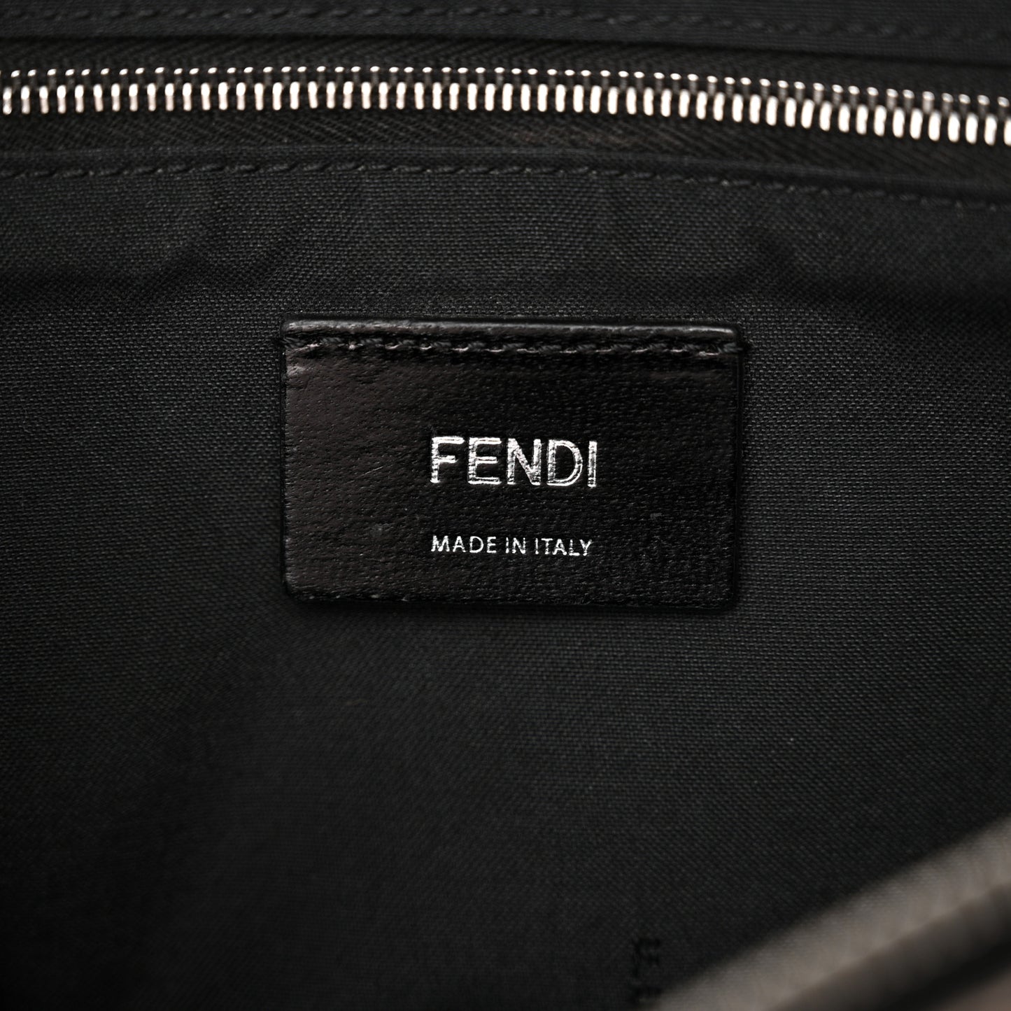 Vitello Century Bi-Color FF 1974 Embossed Belt Bag Maya Black