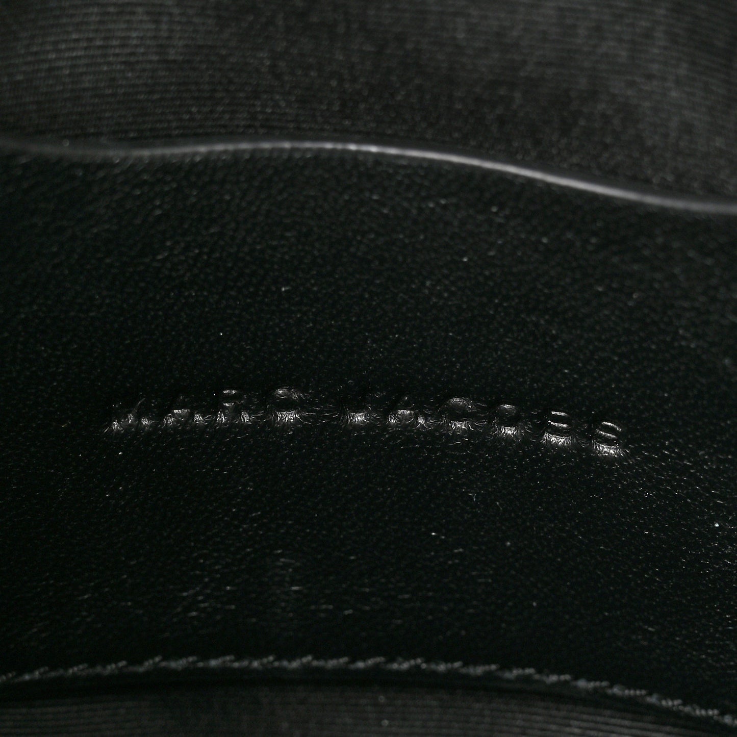 Calfskin The Micro Monogram Tote Black White