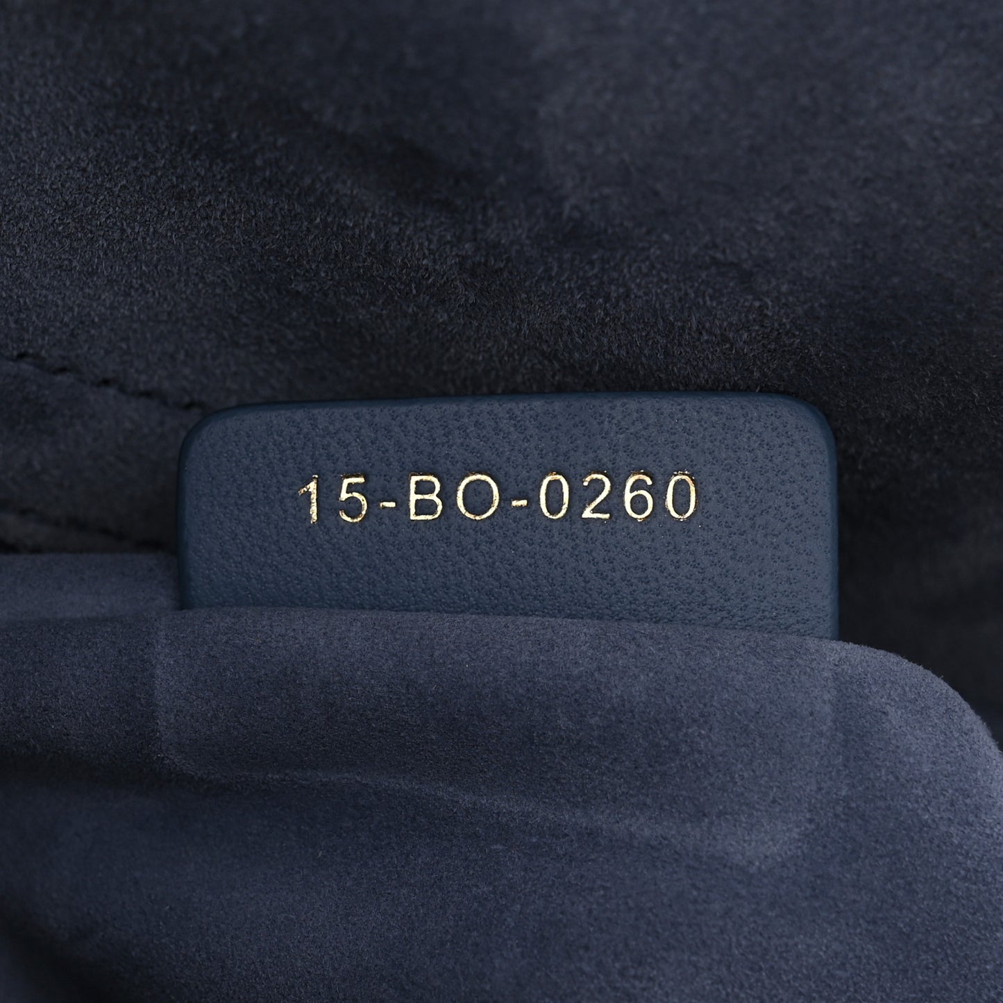 Lambskin Cannage Large Lady Denim