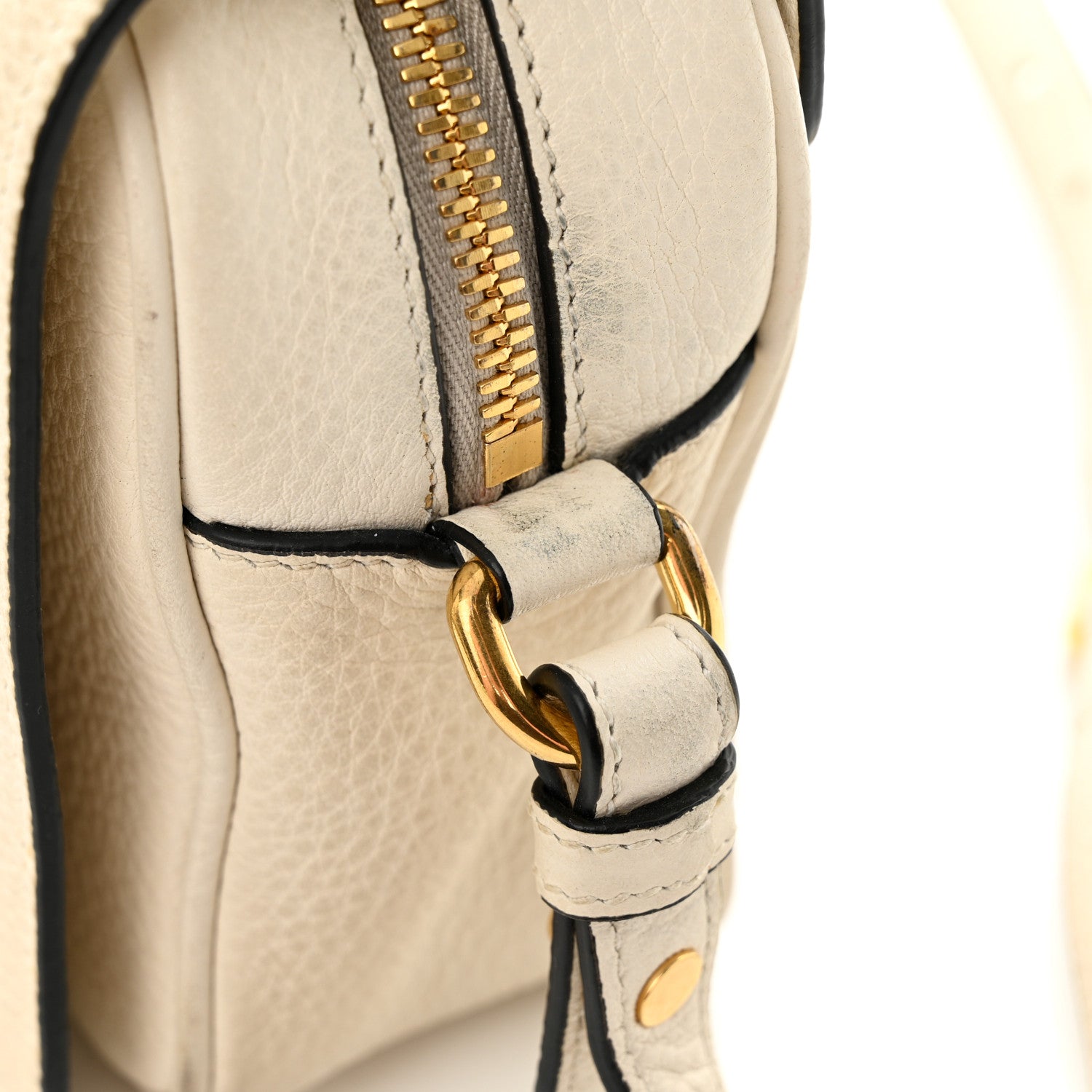 Prada Vitello Phenix Flap Crossbody White 13 of 17