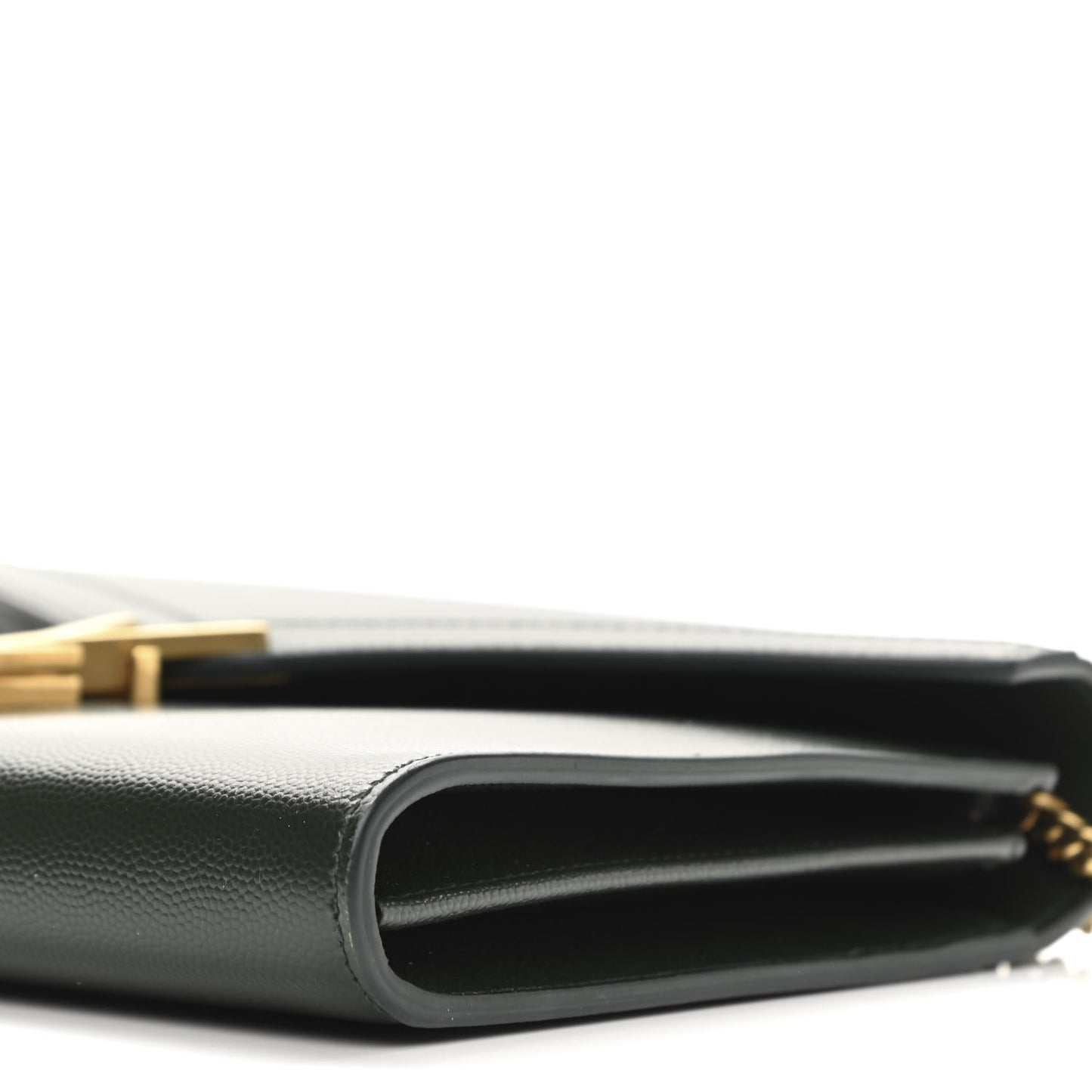Smooth Calfskin Monogram Cassandra Clasp Bag Dark Green