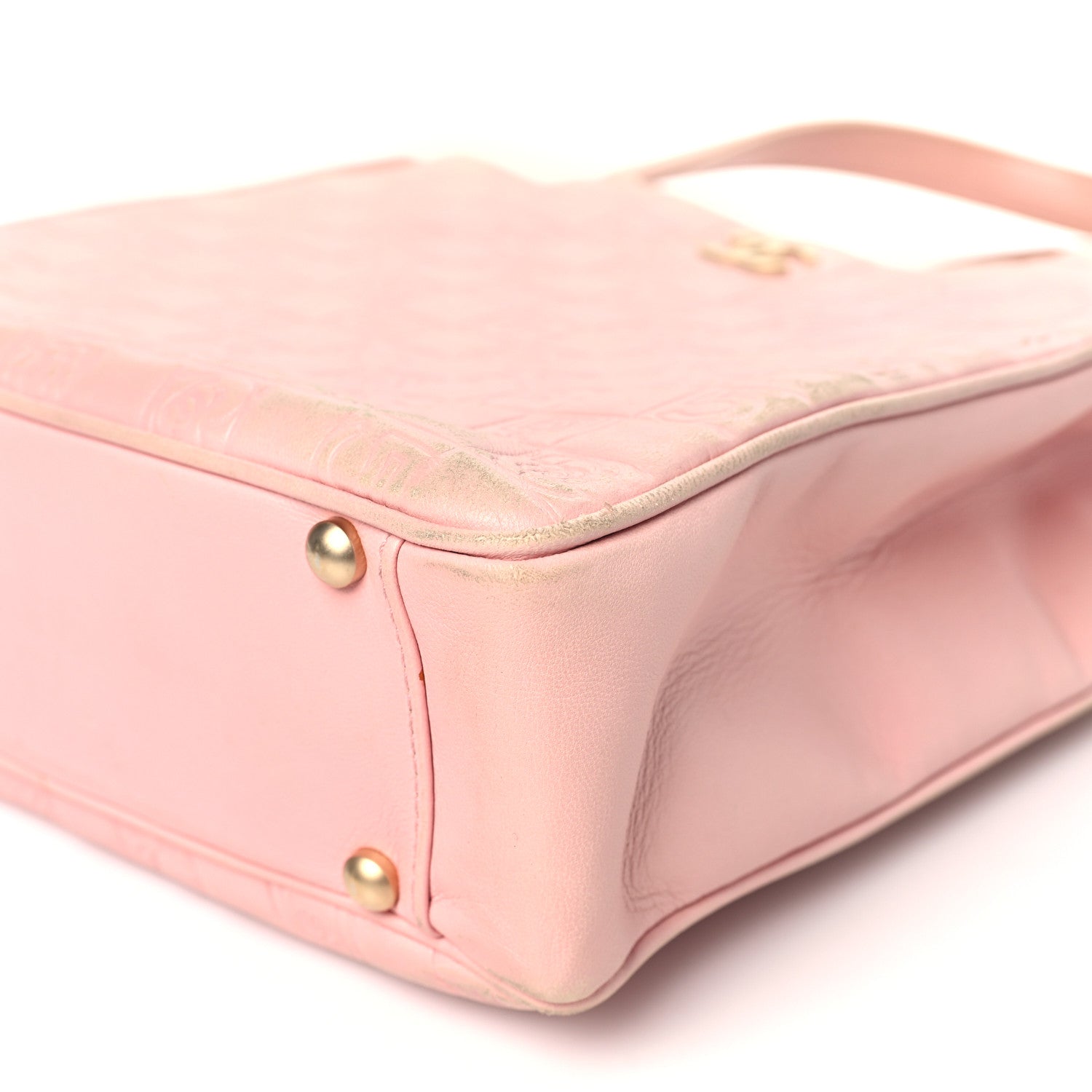 Chanel Lambskin Precious Symbols Shopping Tote Pink 10 of 16