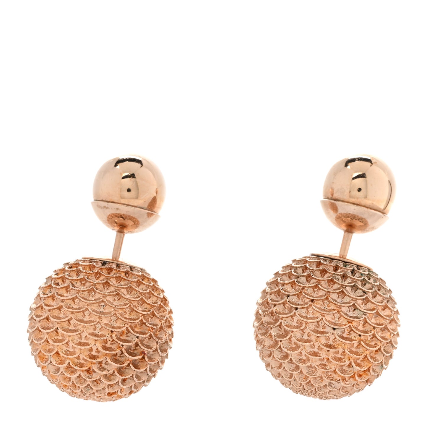 Mise En Dior Tribal Earrings Rose Gold