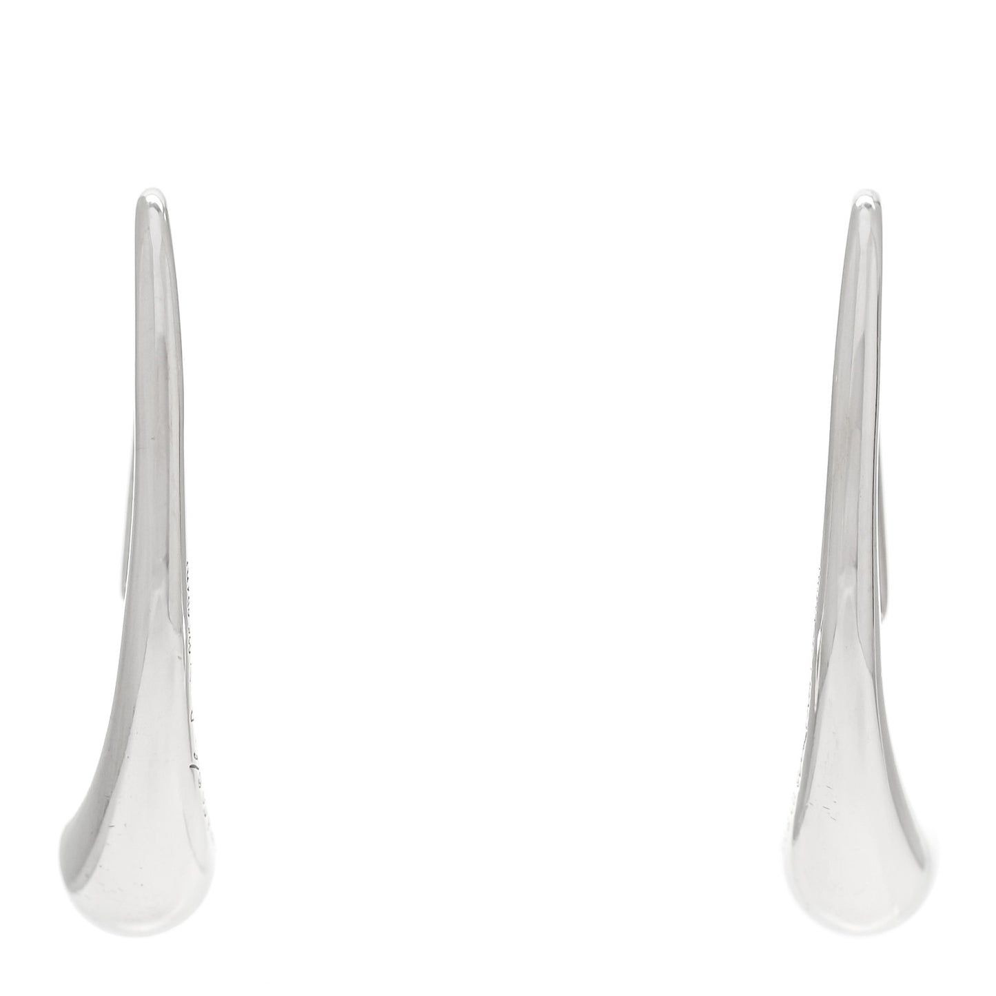Sterling Silver Elsa Peretti Teardrop Hoop Earrings